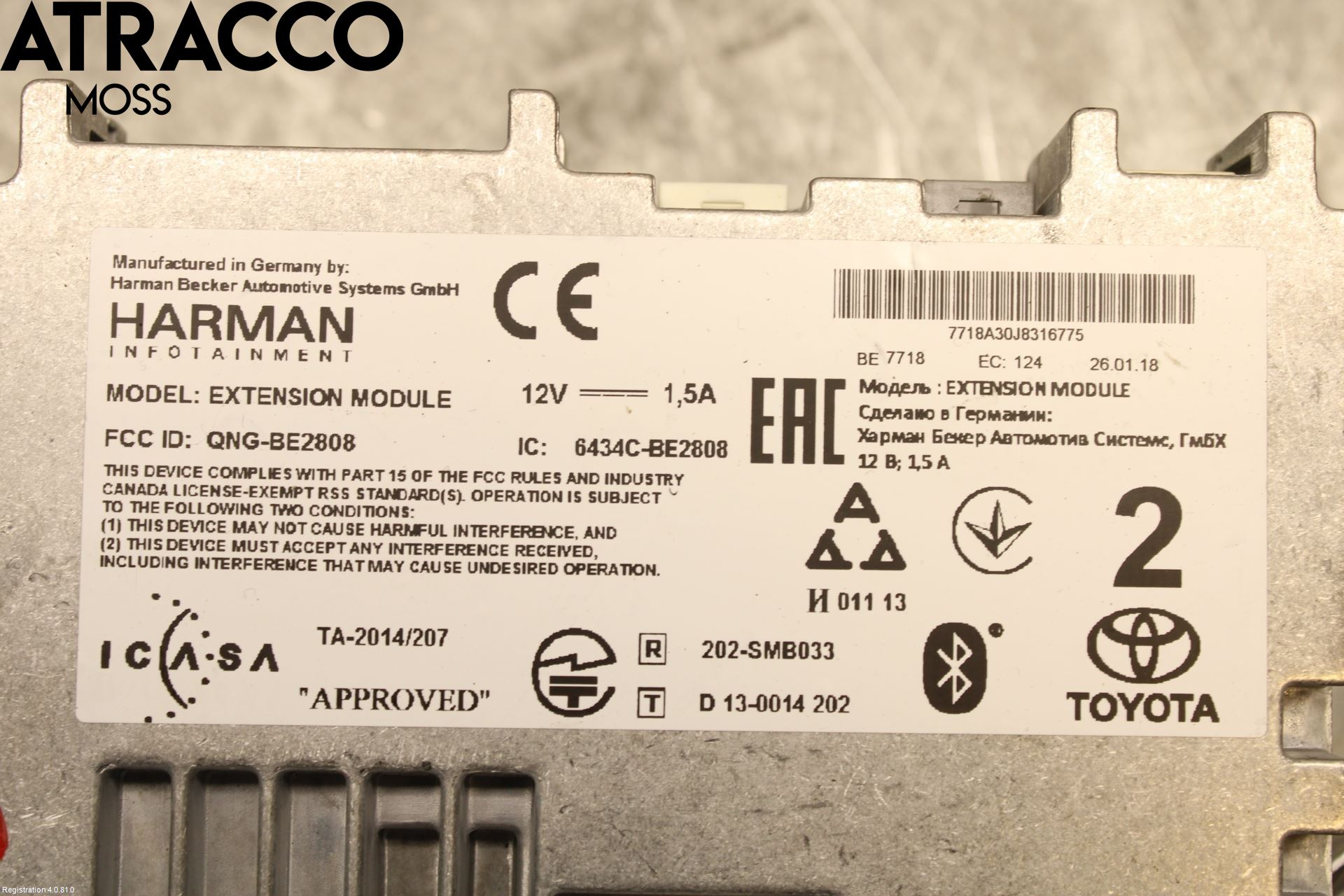 Toyota AURIS 13-19 Cd Radio - Multimediapanel