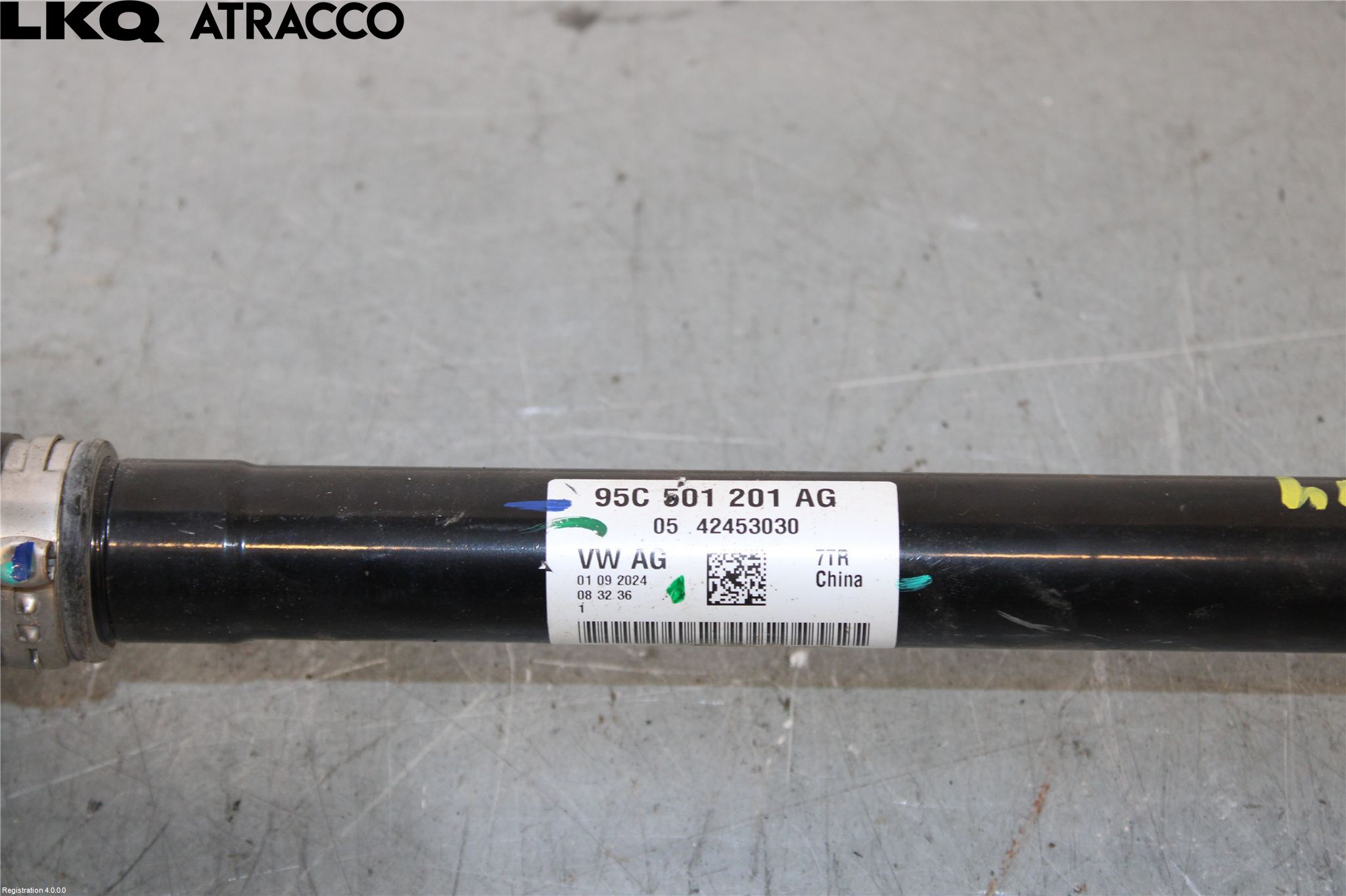 Porsche MACAN/EV 14- Drivaxel Bak Vä-Hö