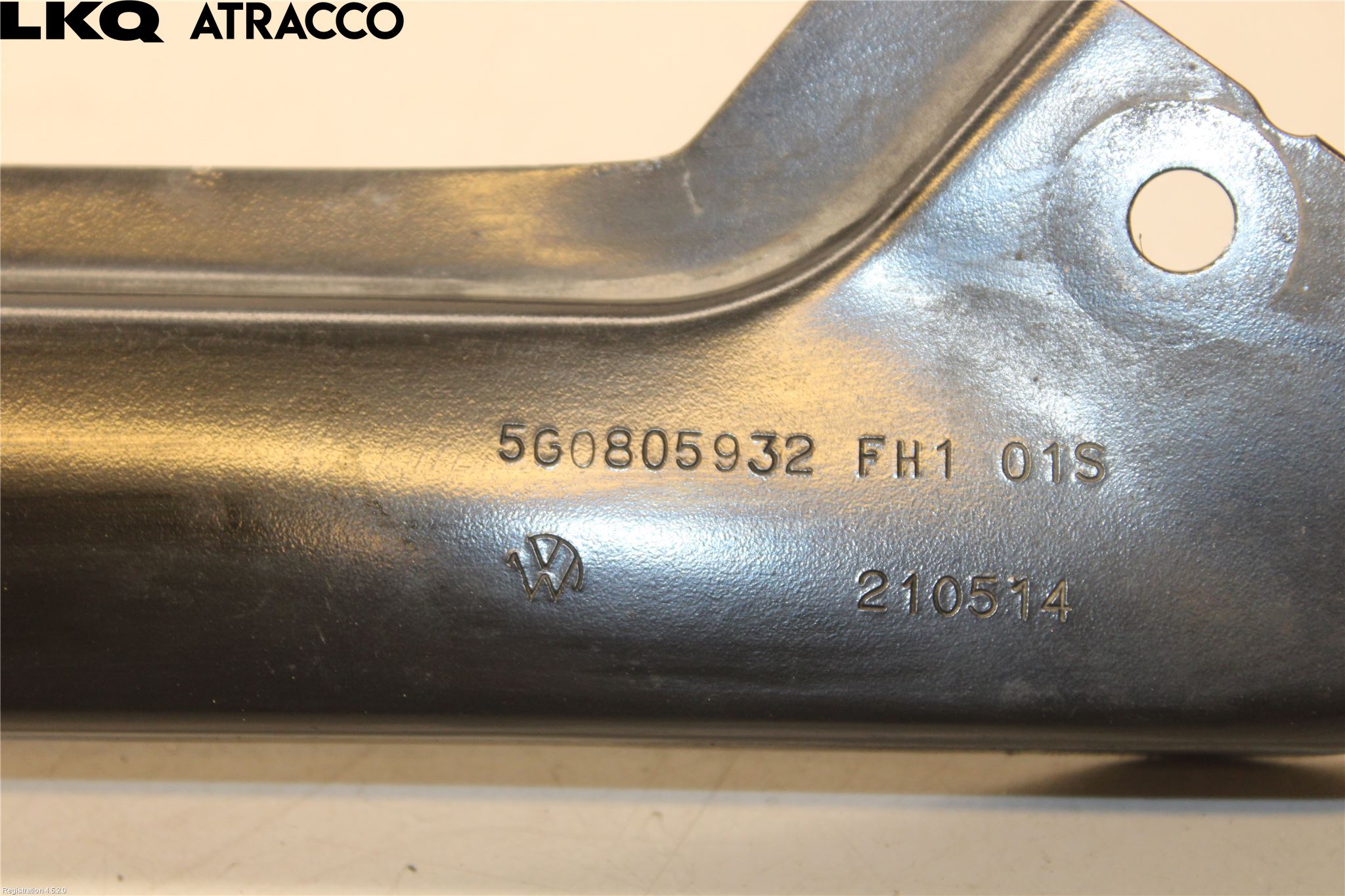 Volkswagen VW GOLF / E-GOLF VII 13-20 Frontplåt Övre