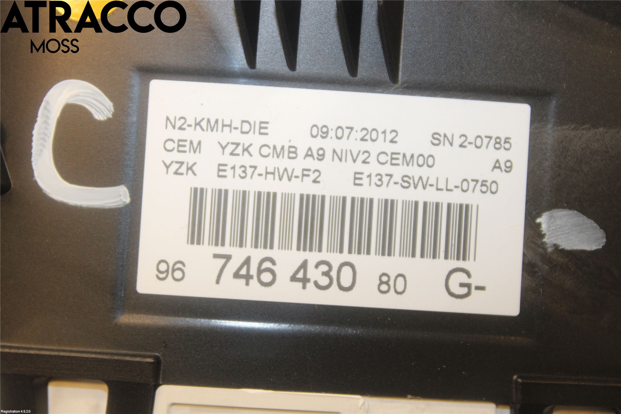 Peugeot 208 12-15 Instrument Komb