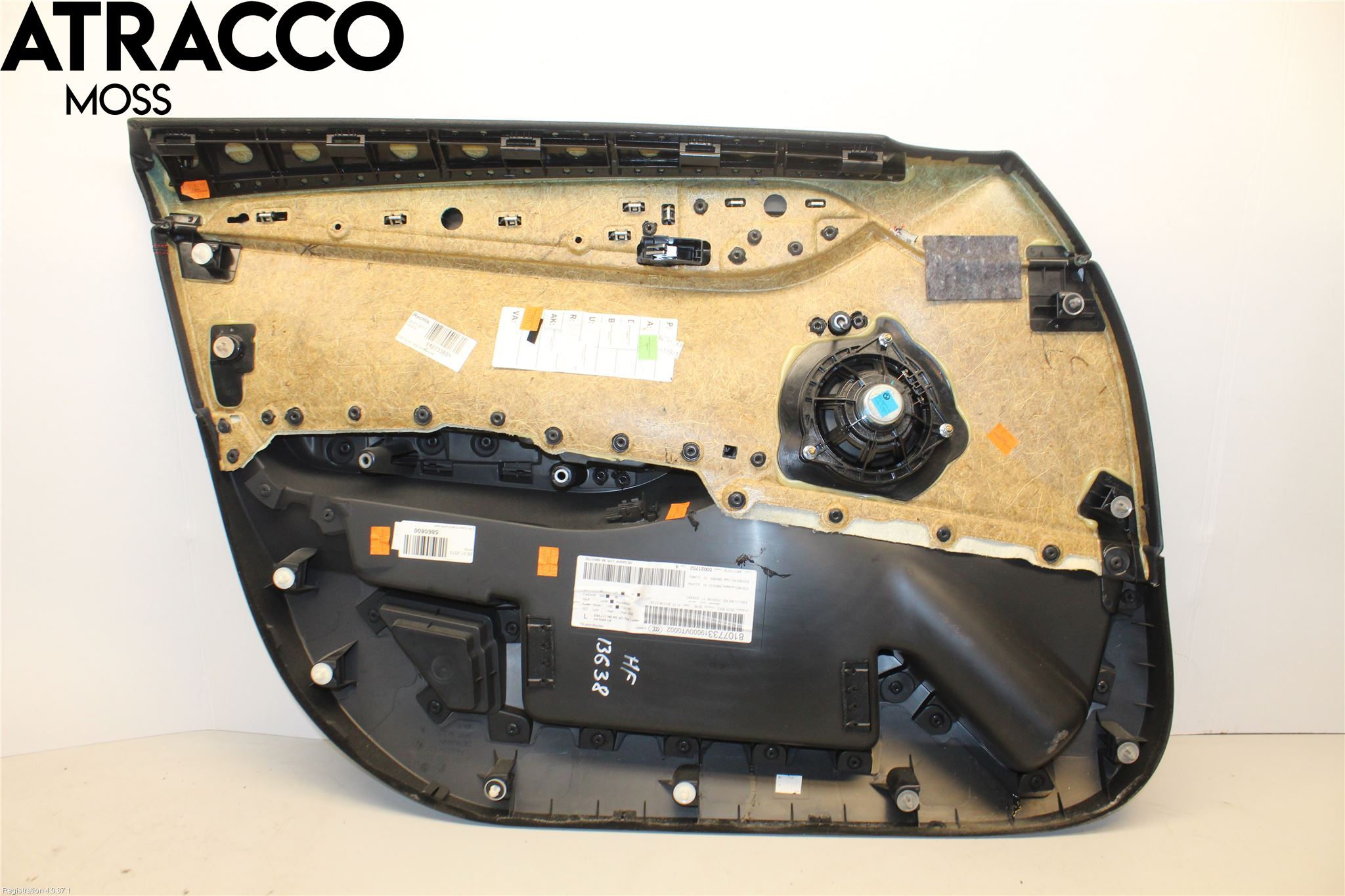 BMW X1 E84 10-15 Dörrklädsel Hö
