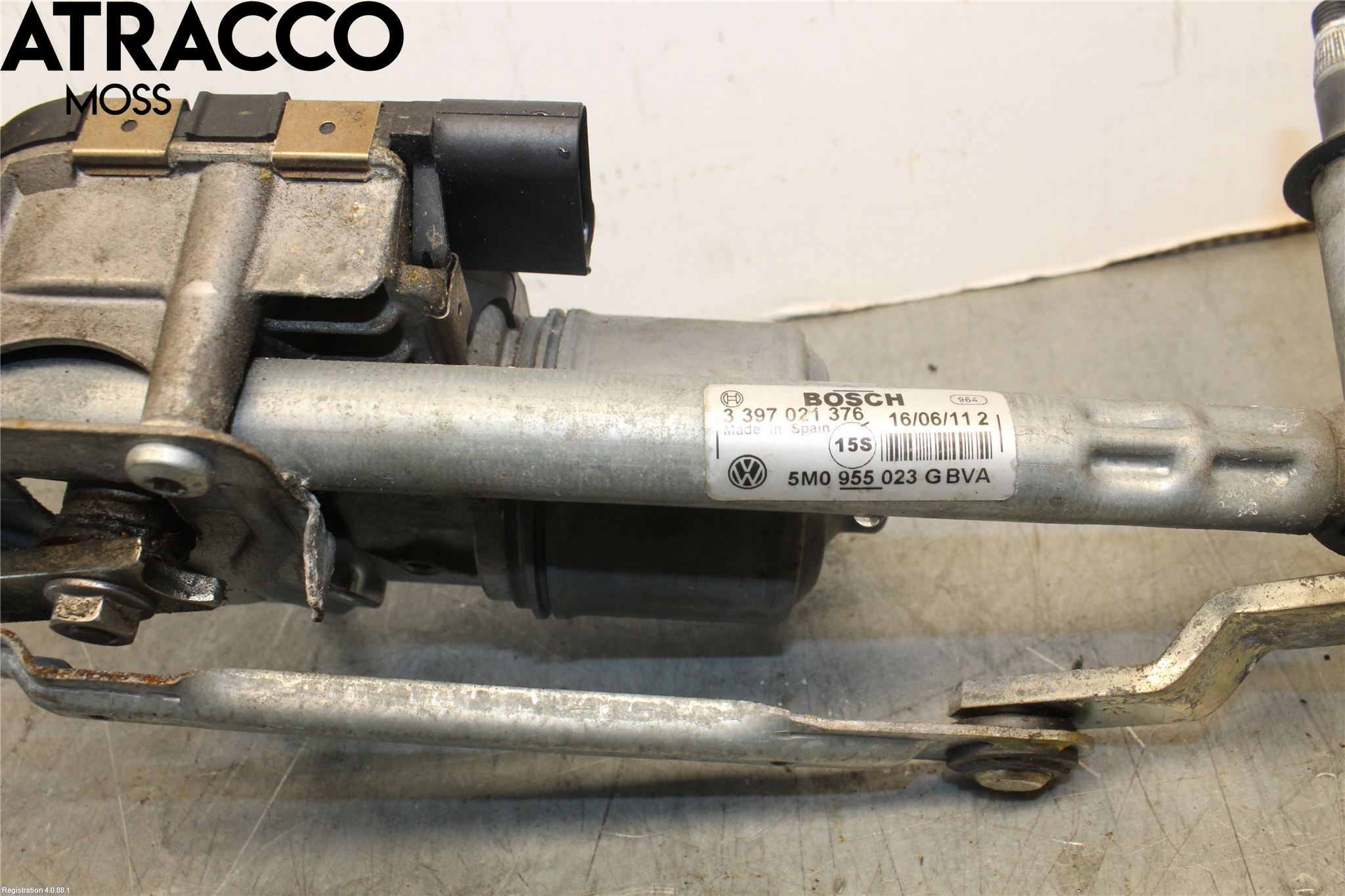 Volkswagen VW GOLF PLUS/CROSS GOLF 04-14 Torkarmotor Vindruta
