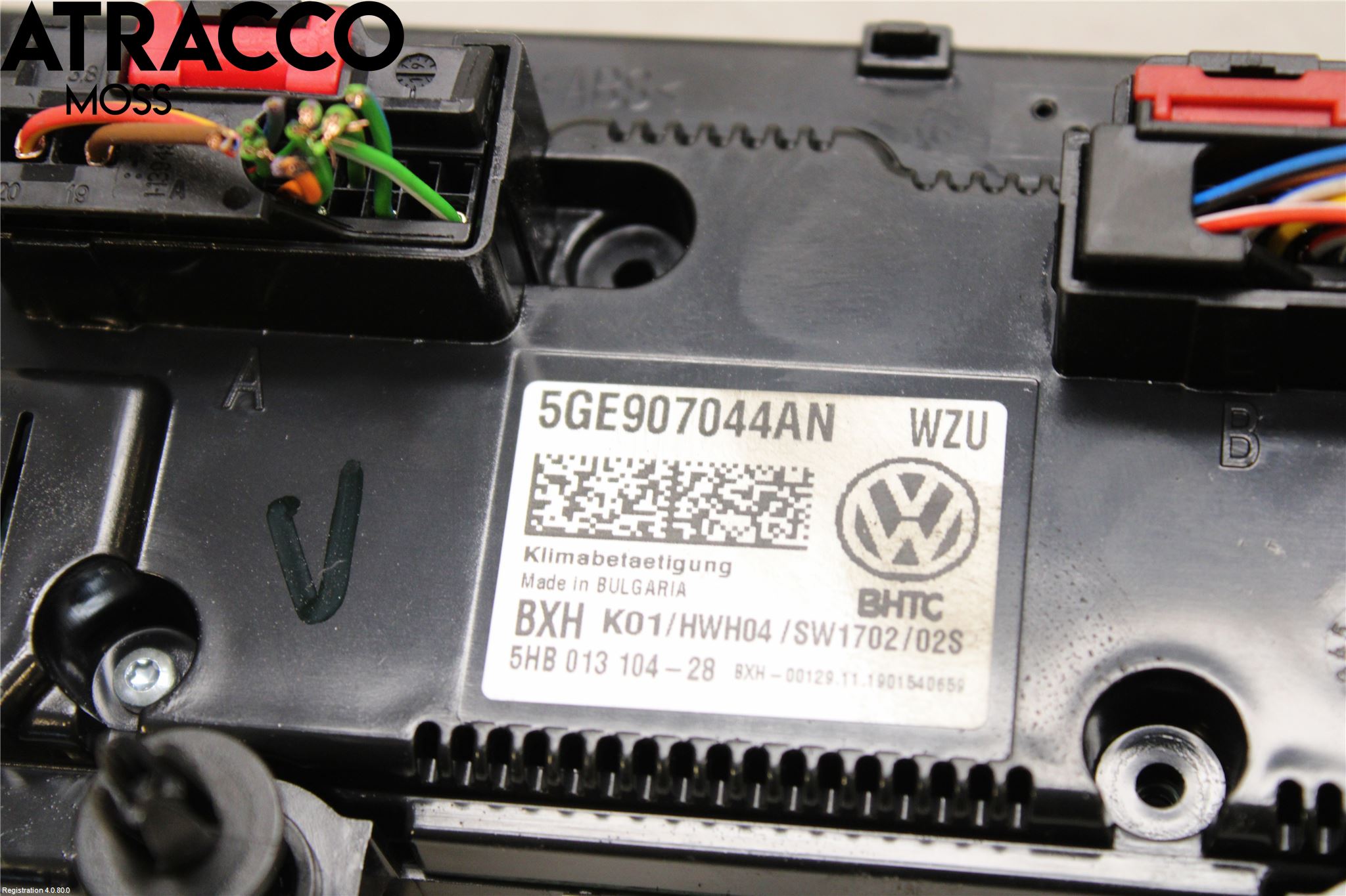 Volkswagen VW GOLF / E-GOLF VII 13-20 Ac Styrenhet Ac Manöveren