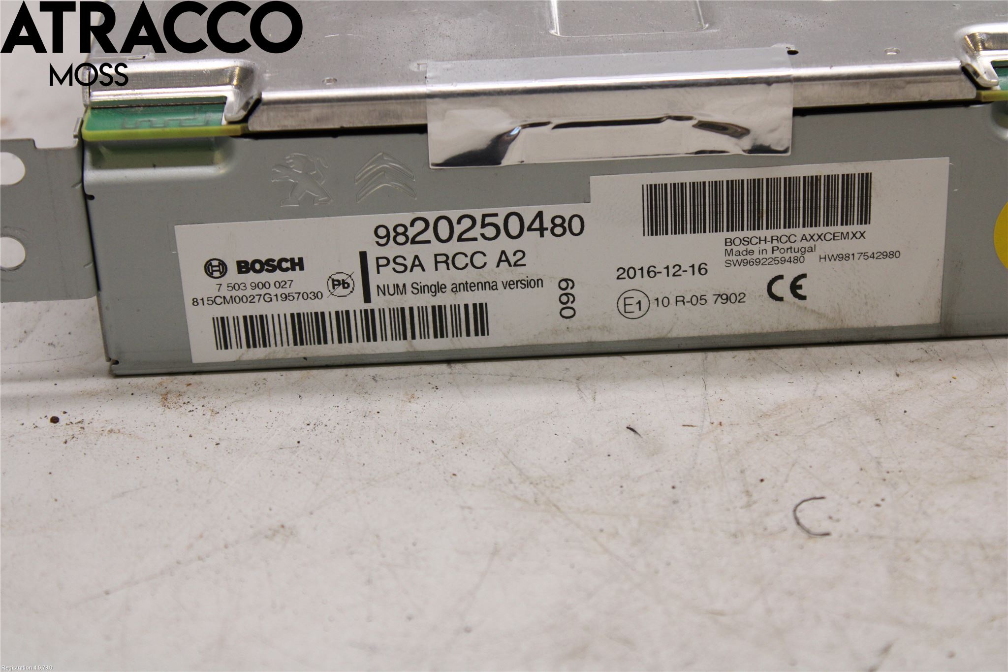 Citroen JUMPY/E-JUMPY 16- Cd Radio - Multimediapanel