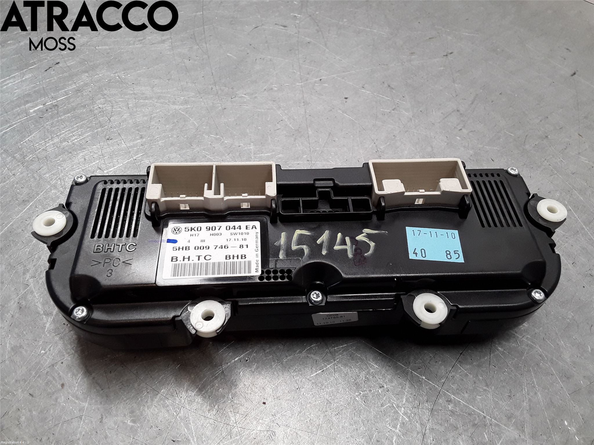 Volkswagen VW SCIROCCO 09-17 Ac Styrenhet Ac Manöveren