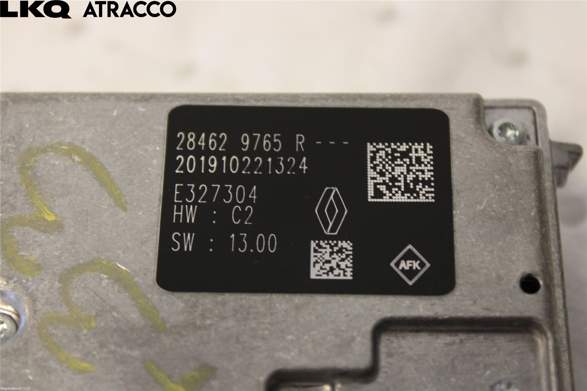 Renault ZOE/E-TECH 13- Parkeringshjälp Kamera