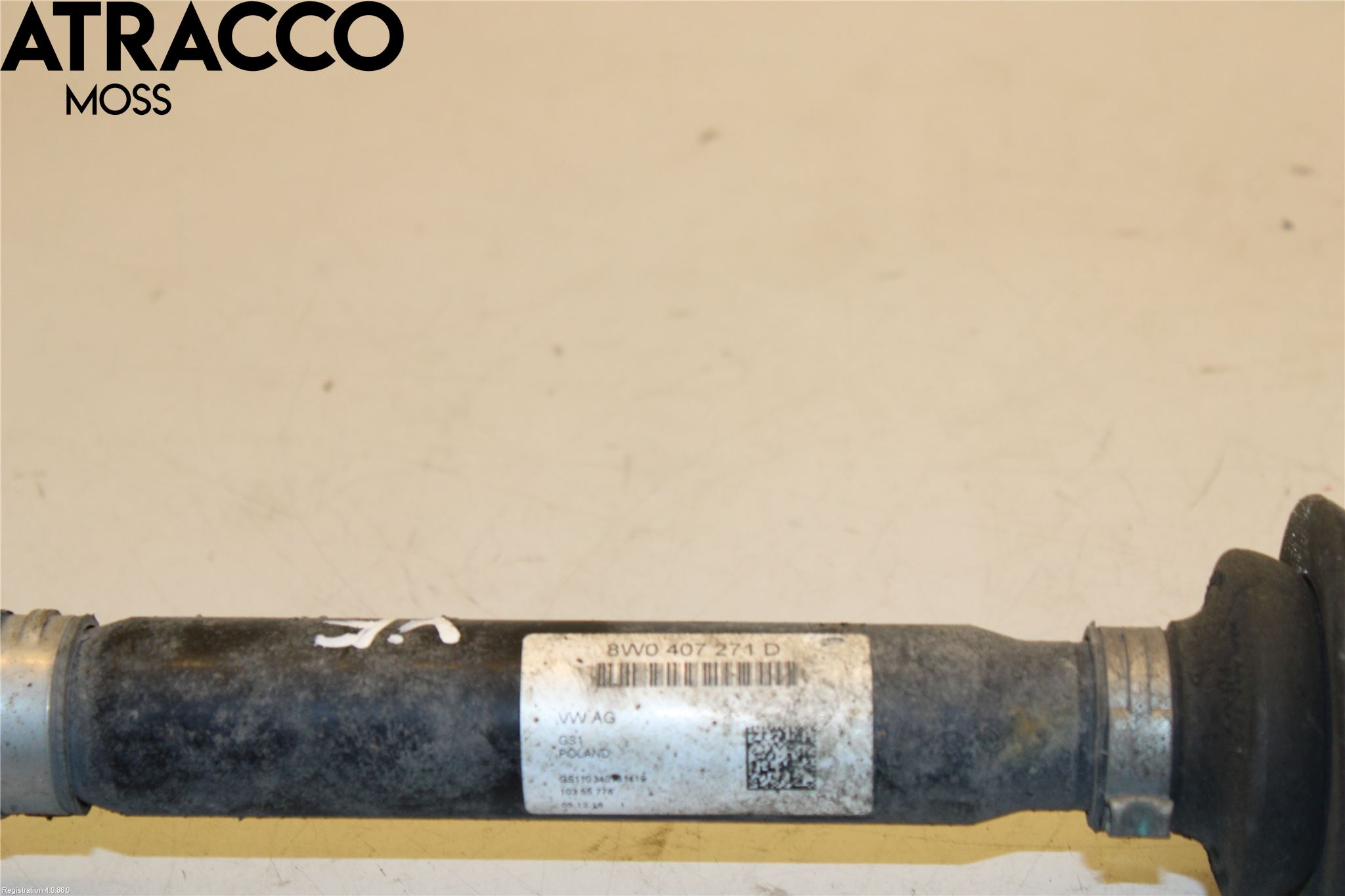 Audi A5 17- Drivaxel Fram Vänster