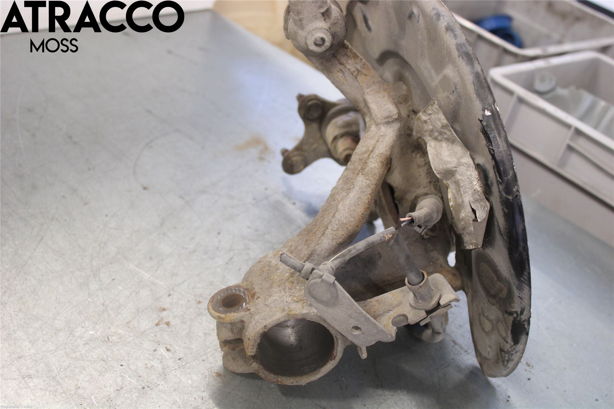 Audi A3/S3 8V 13-20 Styrspindel Lagerhus Vä