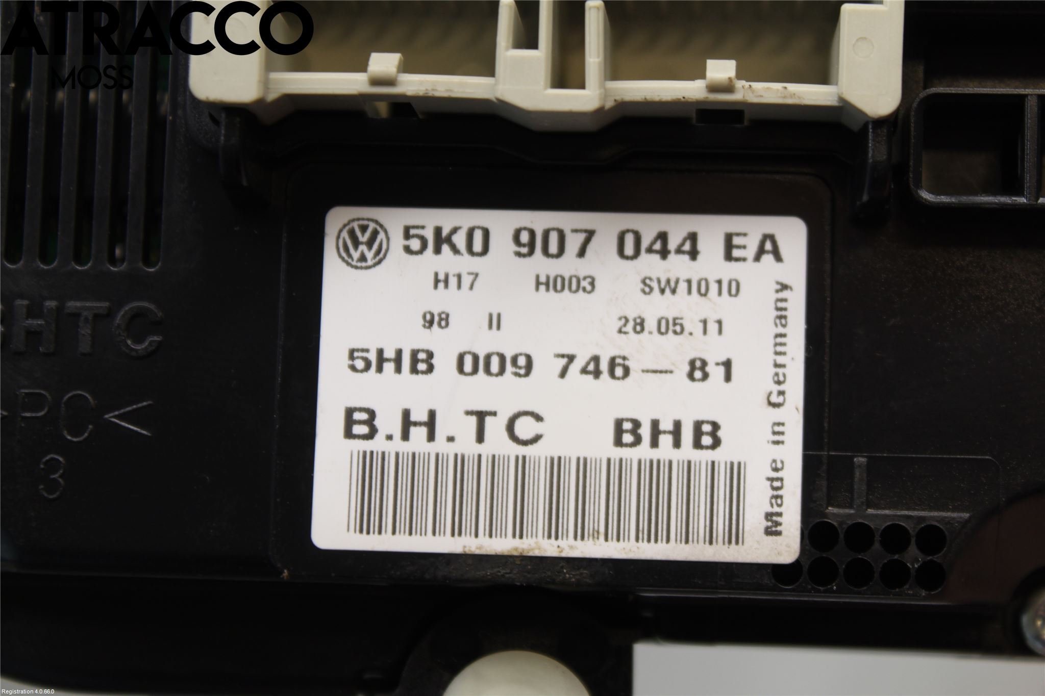 Volkswagen VW GOLF VI 09-13 Ac Styrenhet Ac Manöveren