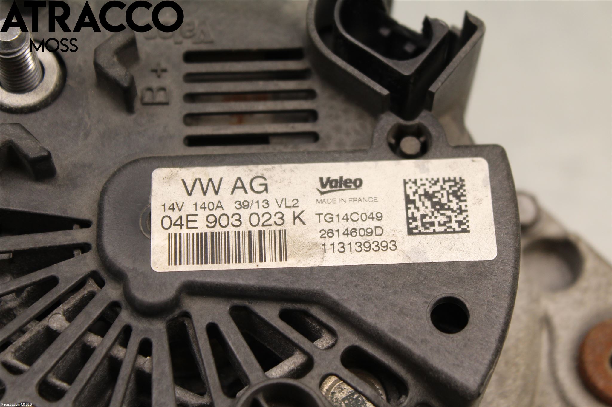 Volkswagen VW GOLF / E-GOLF VII 13-20 Generator