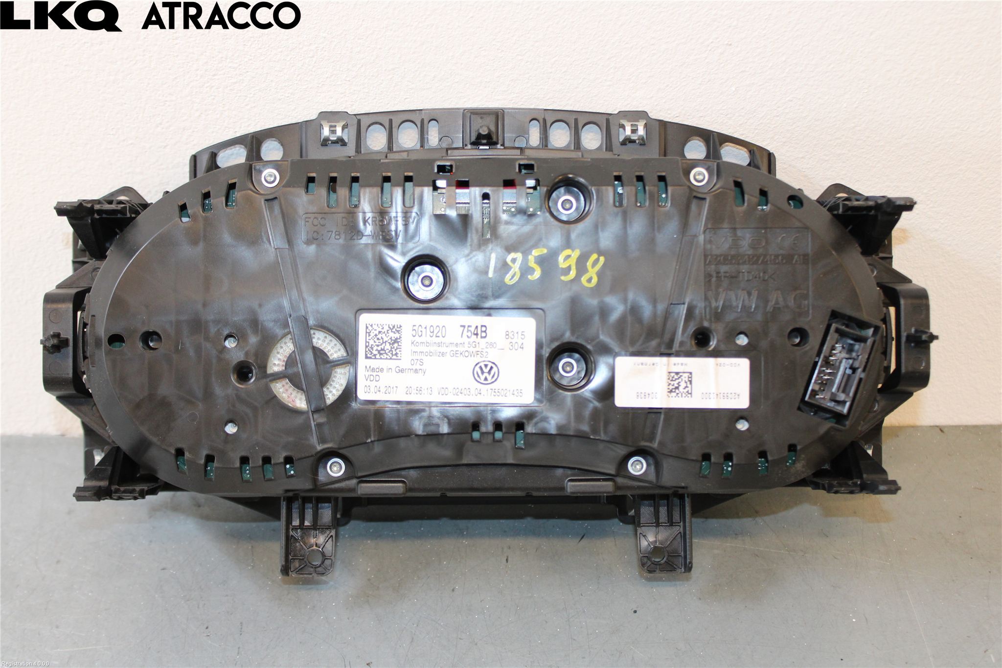 Volkswagen VW GOLF / E-GOLF VII 13-20 Instrument Hast