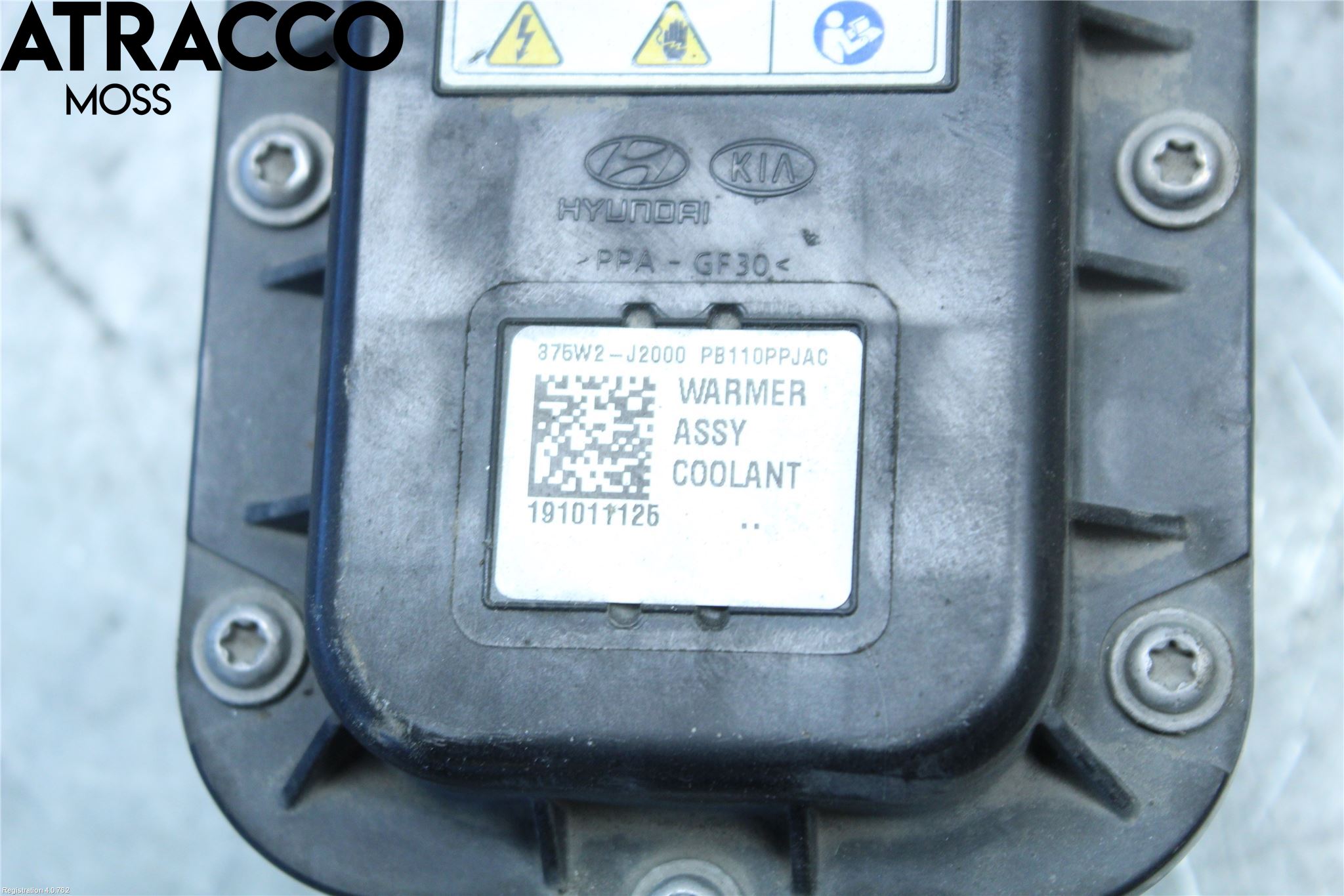 Kia SOUL 09- Motorvärmare El-Sats Komp