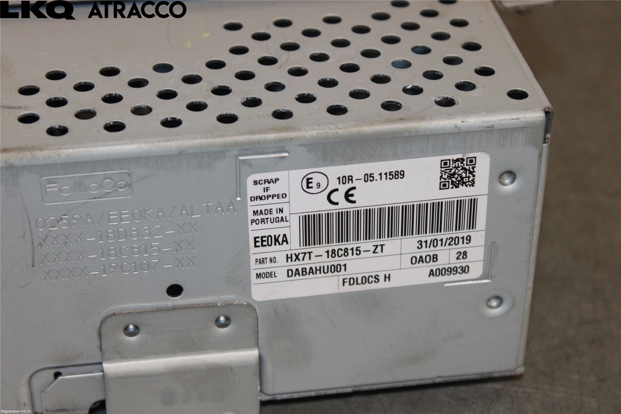 Ford ECOSPORT 17- Cd Radio - Multimediapanel