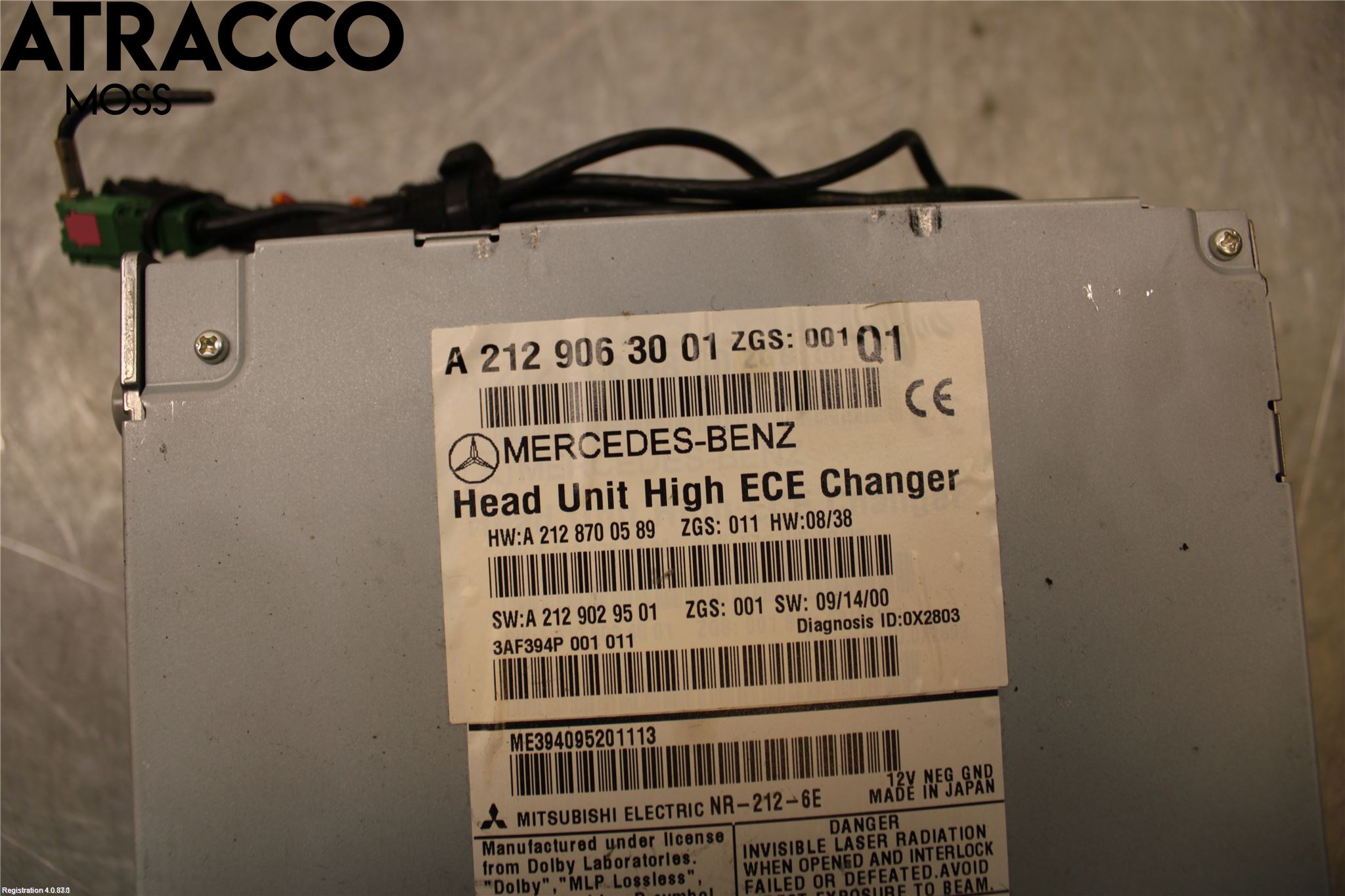 Mercedes-Benz MB E-KLASS (W212) 09-16 Cd Radio - Multimediapanel