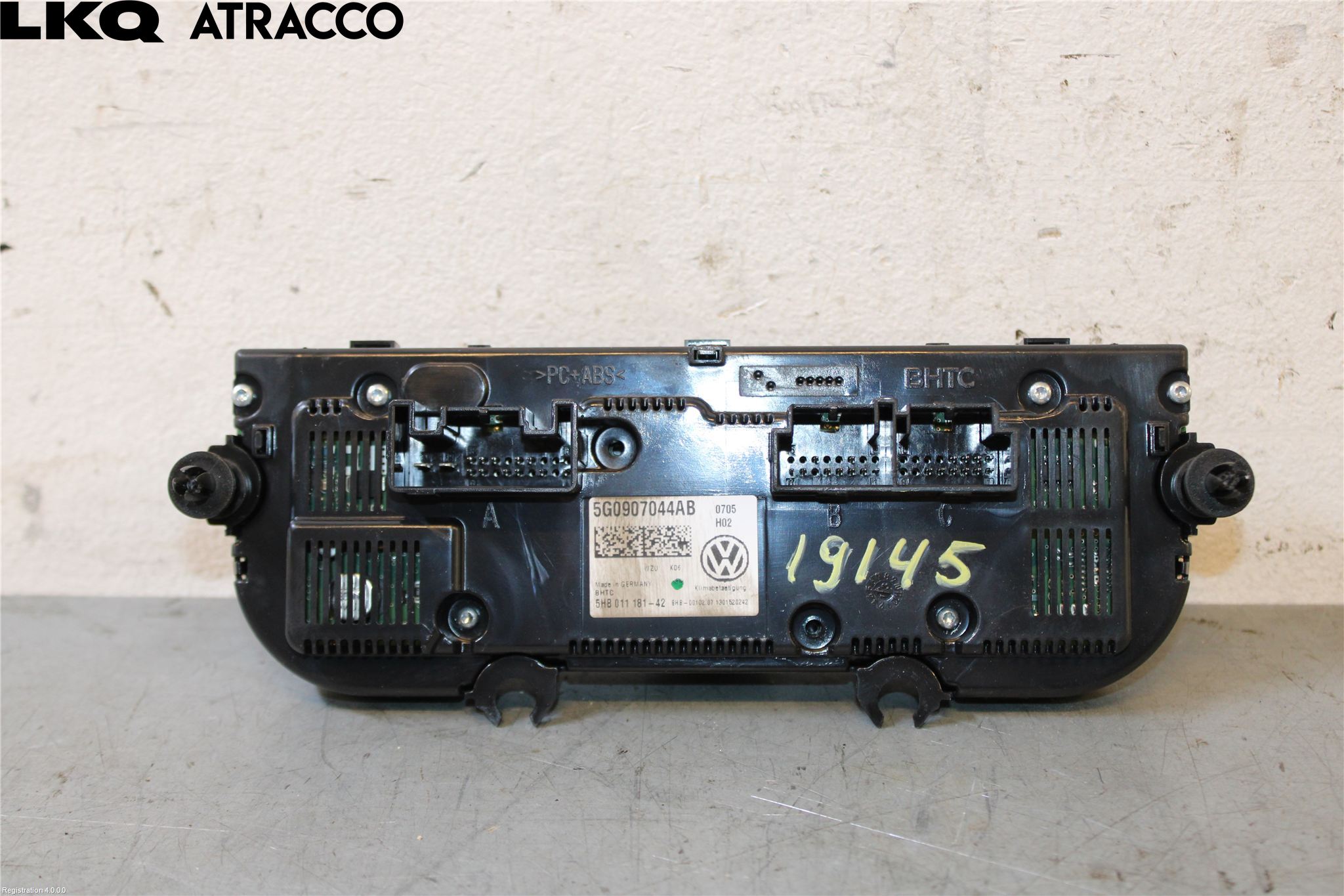 Volkswagen VW GOLF / E-GOLF VII 13-20 Ac Styrenhet Ac Manöveren