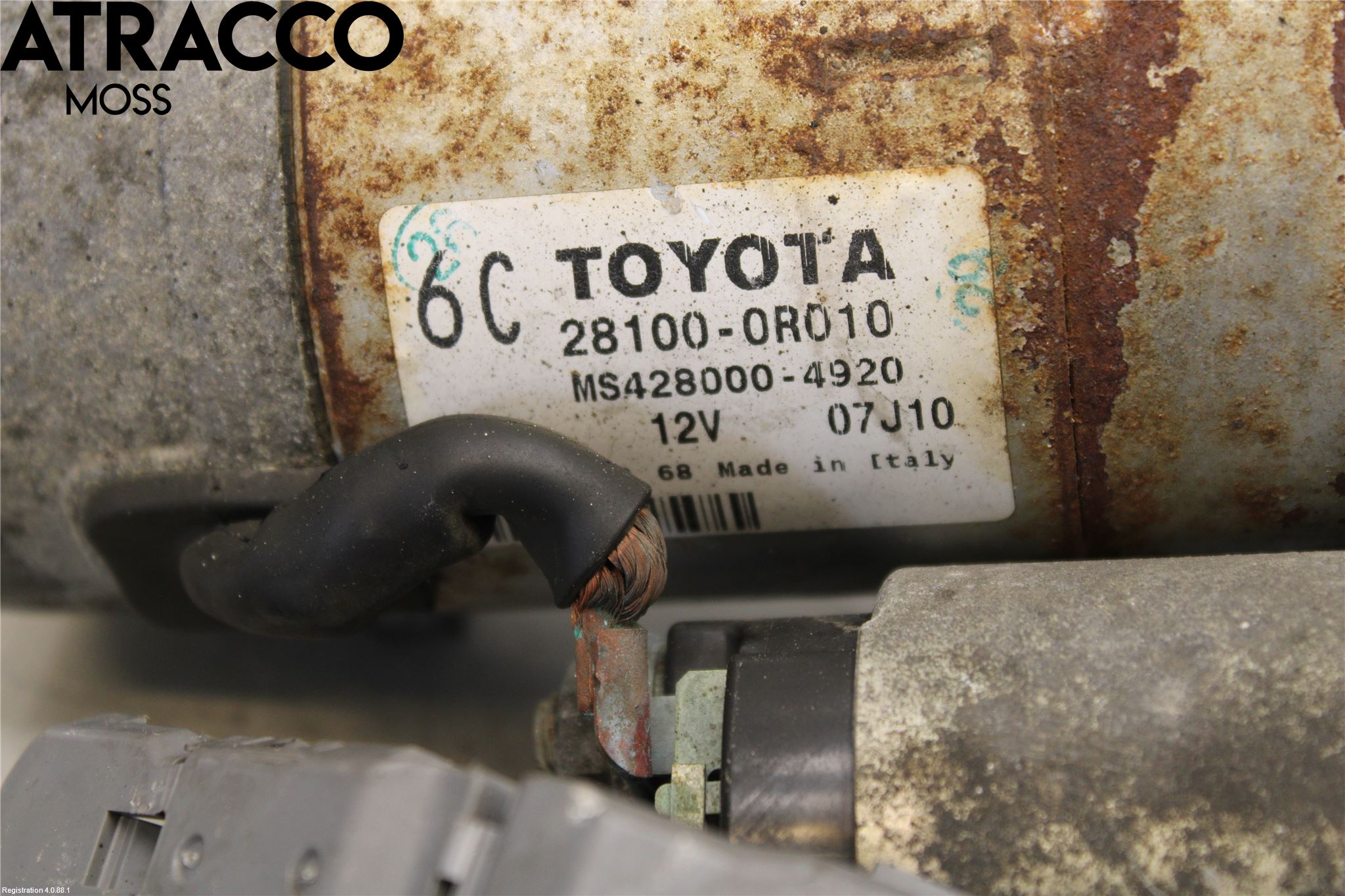 Toyota COROLLA VERSO 04-07 Startmotor Diesel