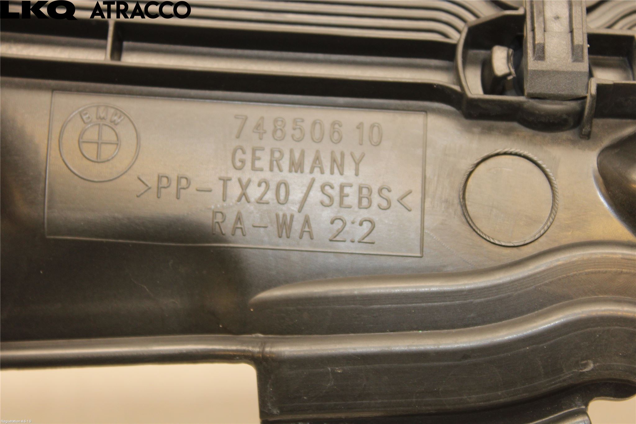 BMW 3 F30/F31/F80 12-19 Torpedplåt-Torpedplast