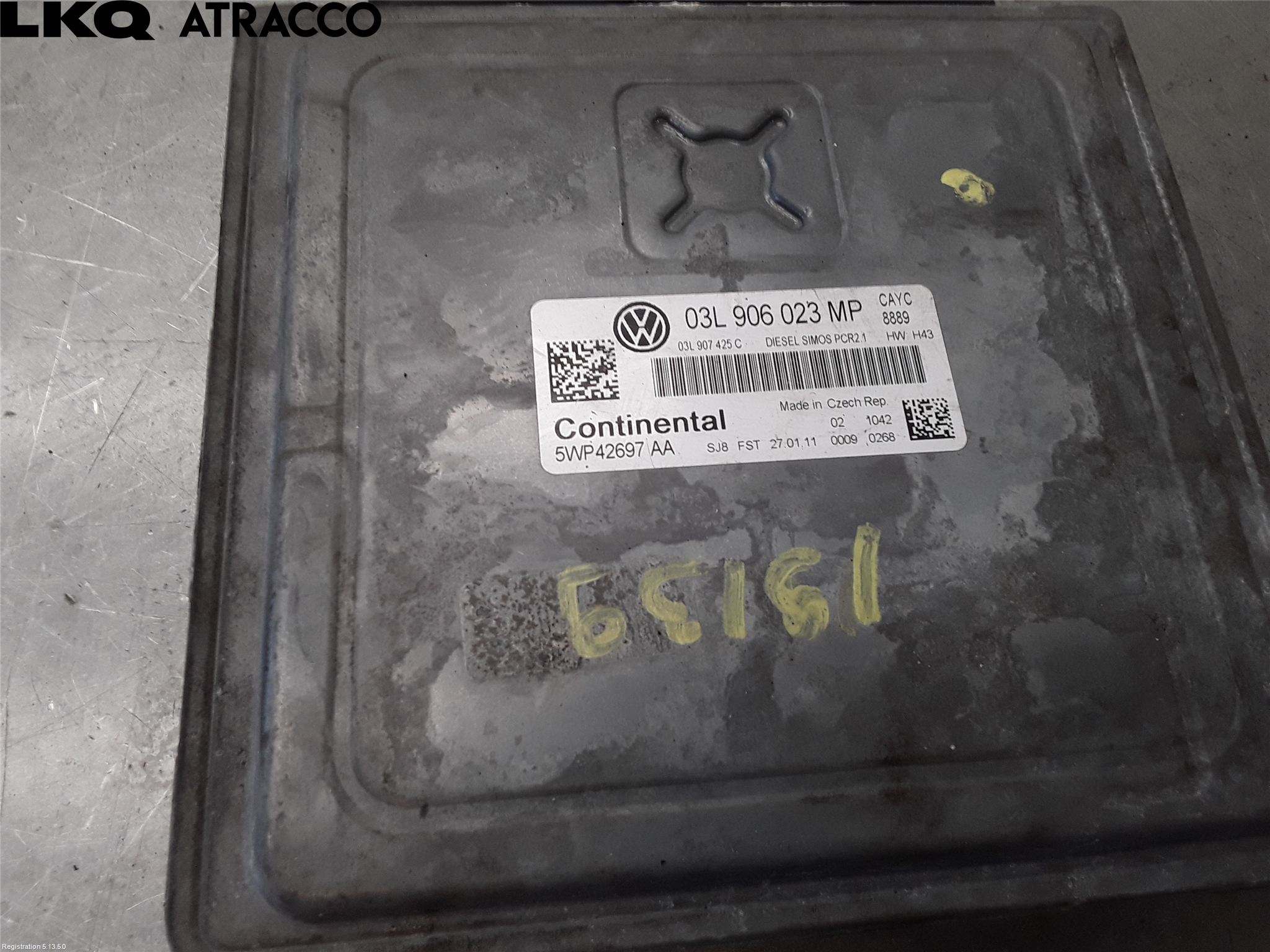 Volkswagen VW GOLF VI 09-13 Styrenhet Insprut Bensin