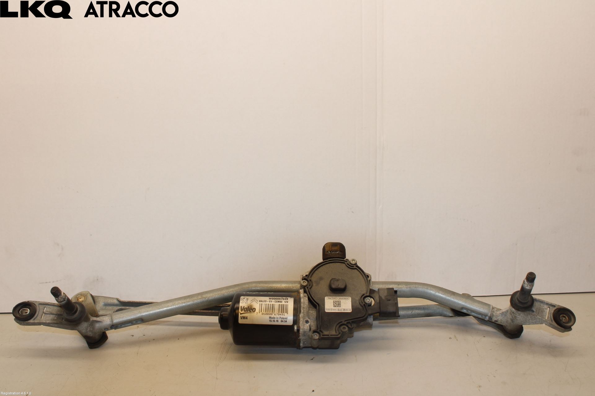 Peugeot EXPERT/E-EXPERT 17- Torkarmotor Vindruta