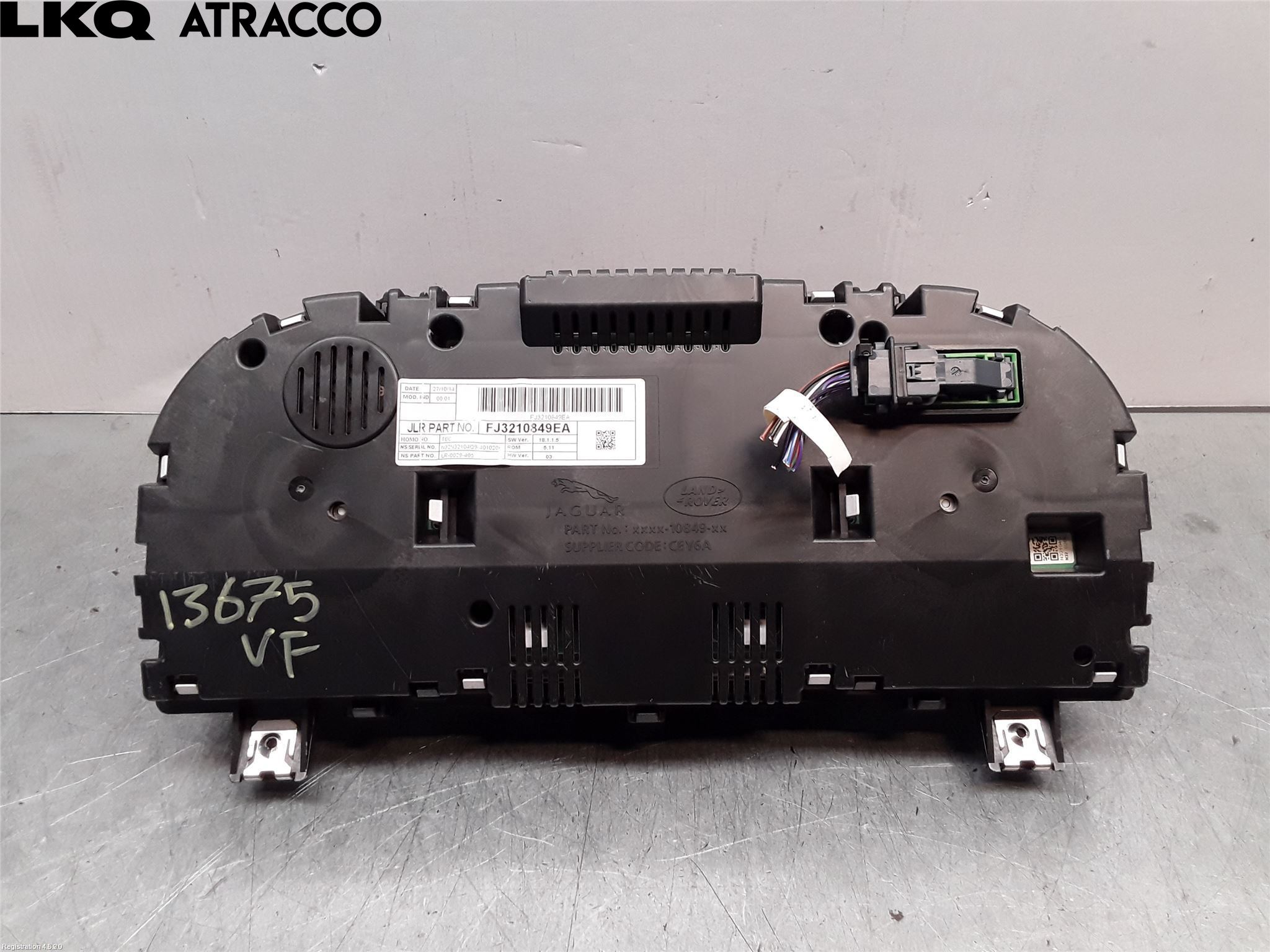 Landrover LAND ROVER RANGE ROVER EVOQUE (L538) 11-18 Instrument Komb