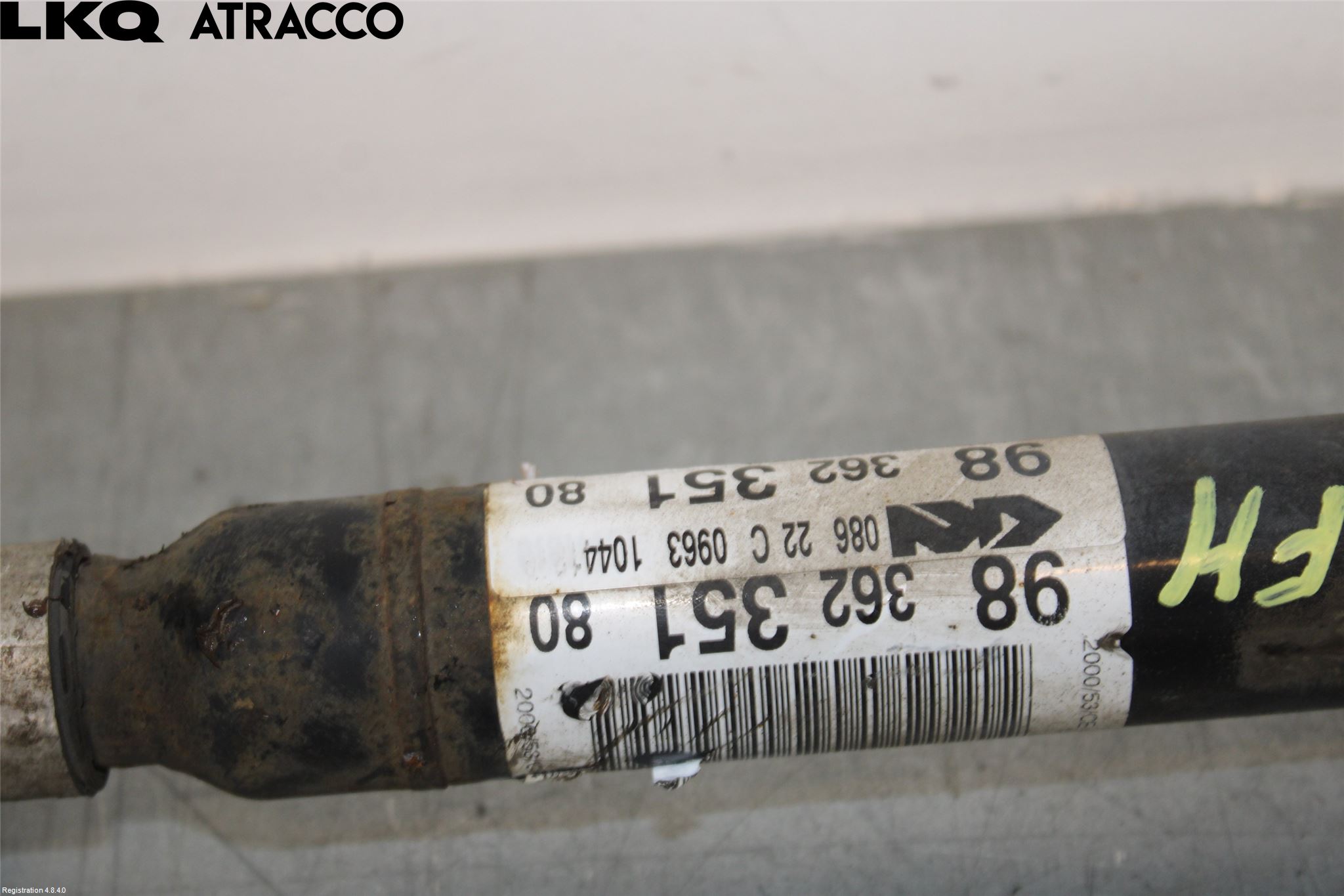 Citroen C4/E-C4 C4X/E-C4X III 21- Drivaxel Fram Höger