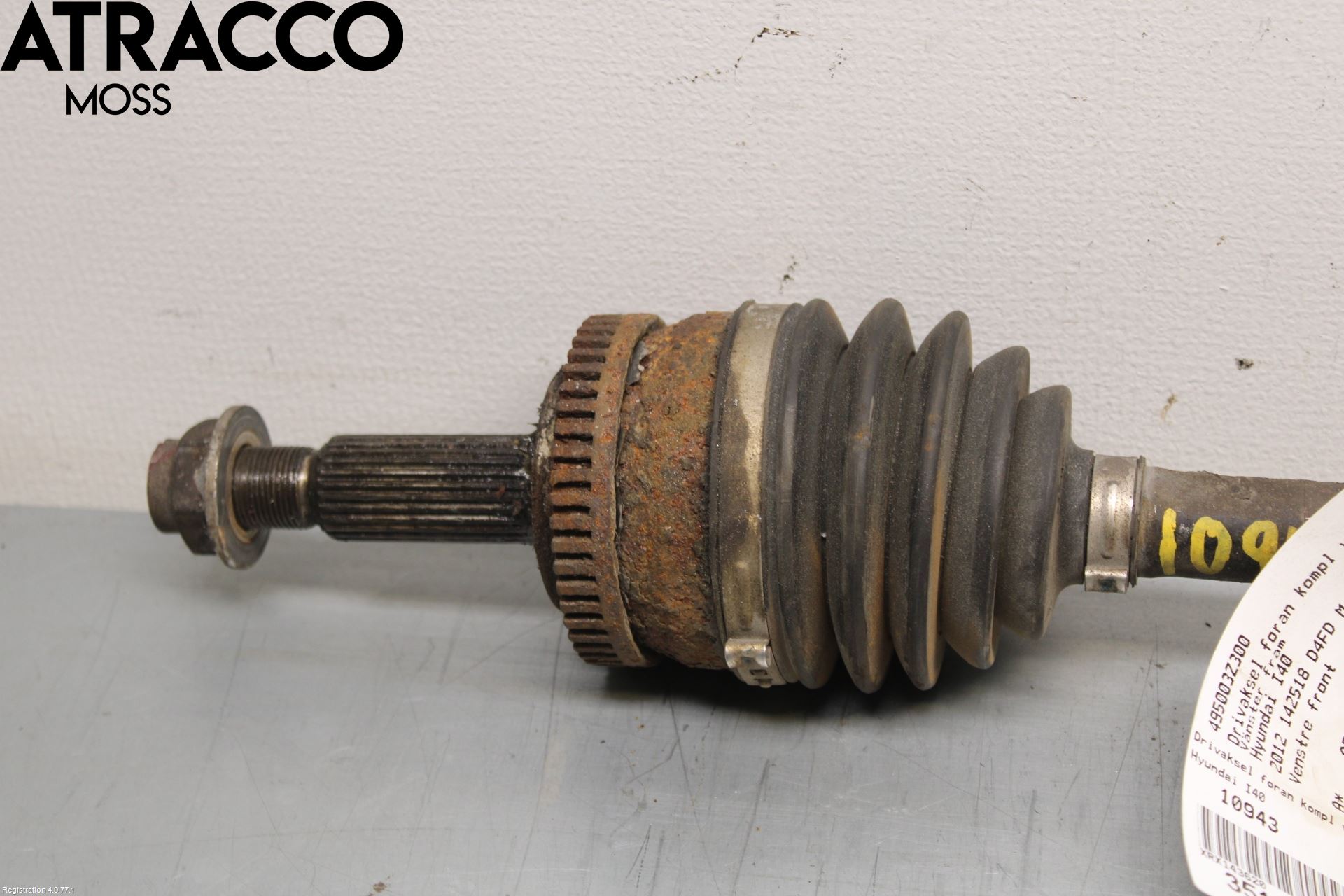 Hyundai i40 08-15 Drivaxel Fram Vänster