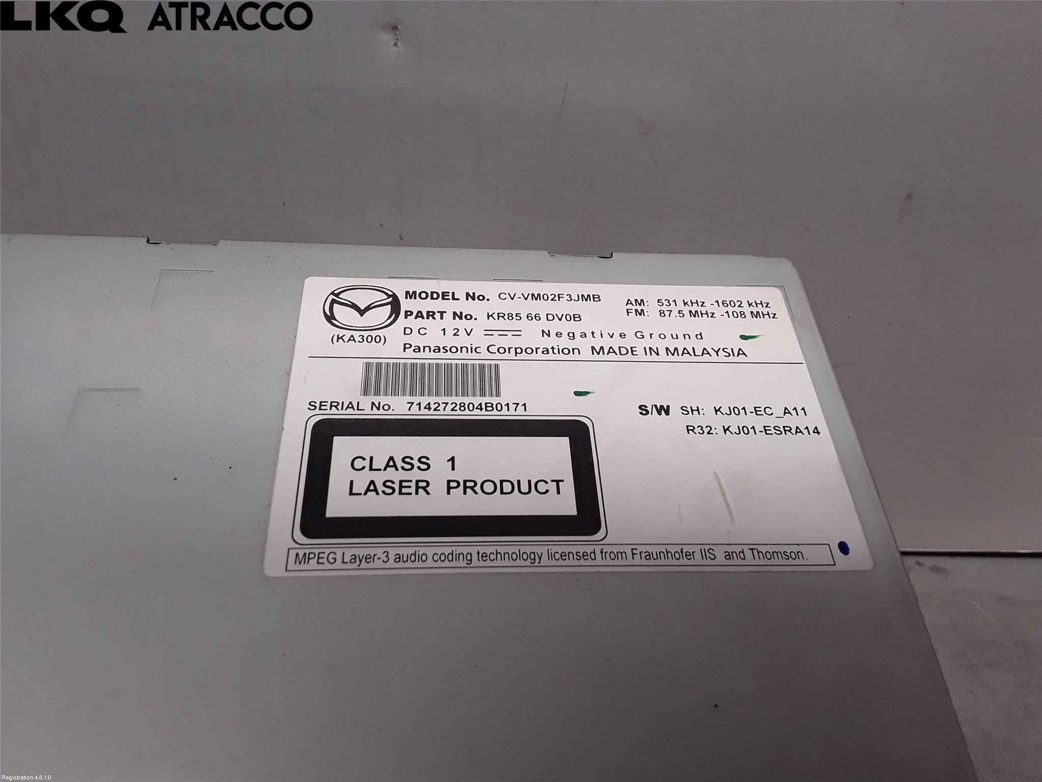 Mazda CX-5 12-17 Radio