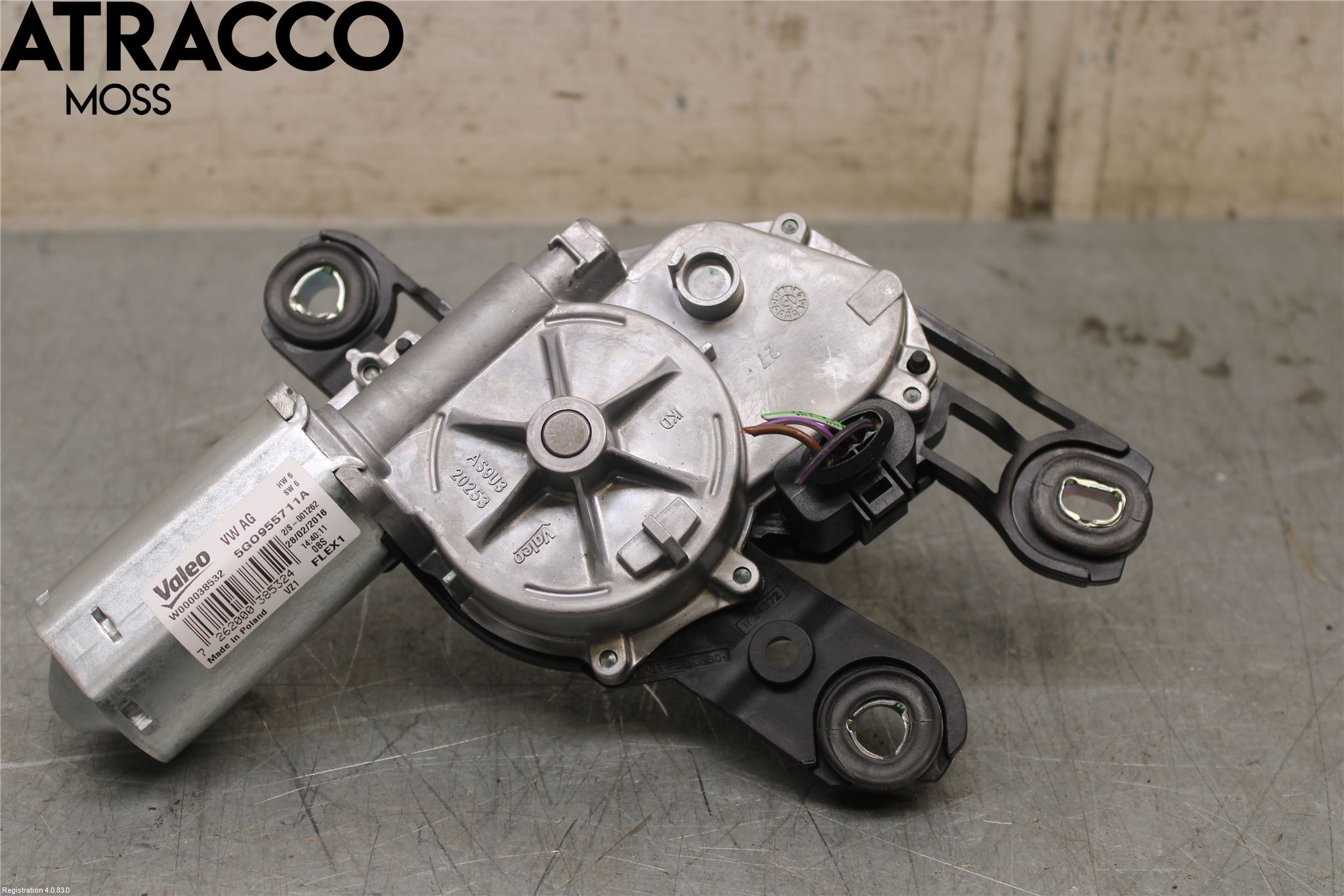 Volkswagen VW GOLF / E-GOLF VII 13-20 Torkarmotor Baklucka