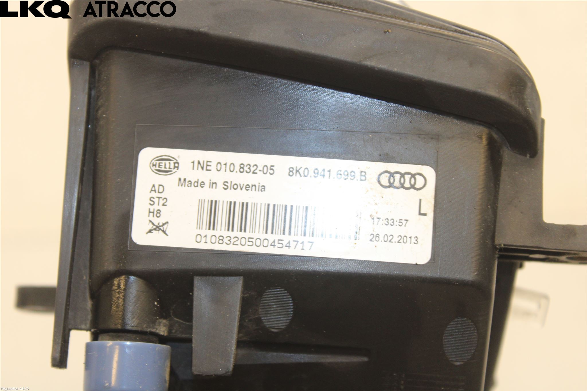 Audi A4/S4 08-11 Dimljus-Varselljus Fram