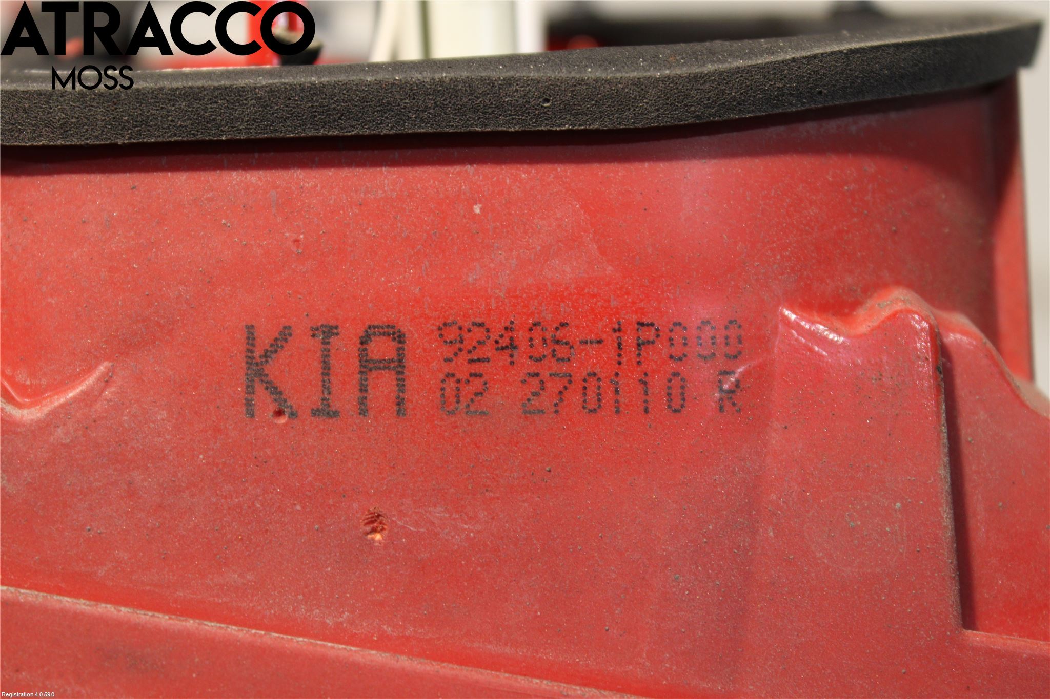 Kia VENGA 10-19 Bakljus Lucka Hö