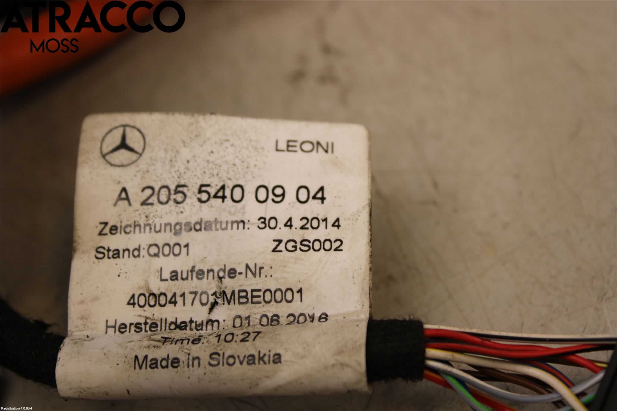 Mercedes-Benz MB C-KLASS (W205) 14-21 Kabelhärva