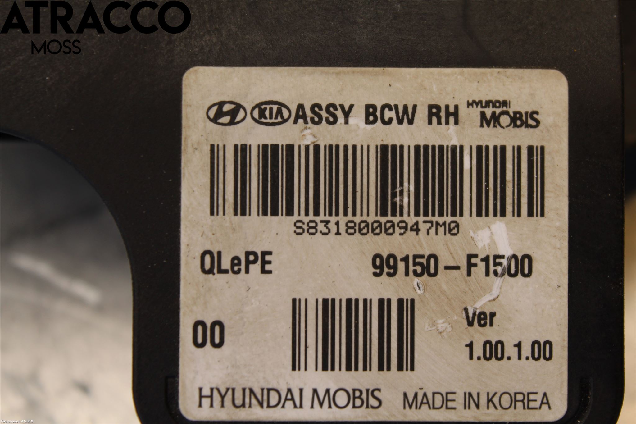 Kia SPORTAGE (QL) 16-21 Sensor Aktivt Kollisionsskydd