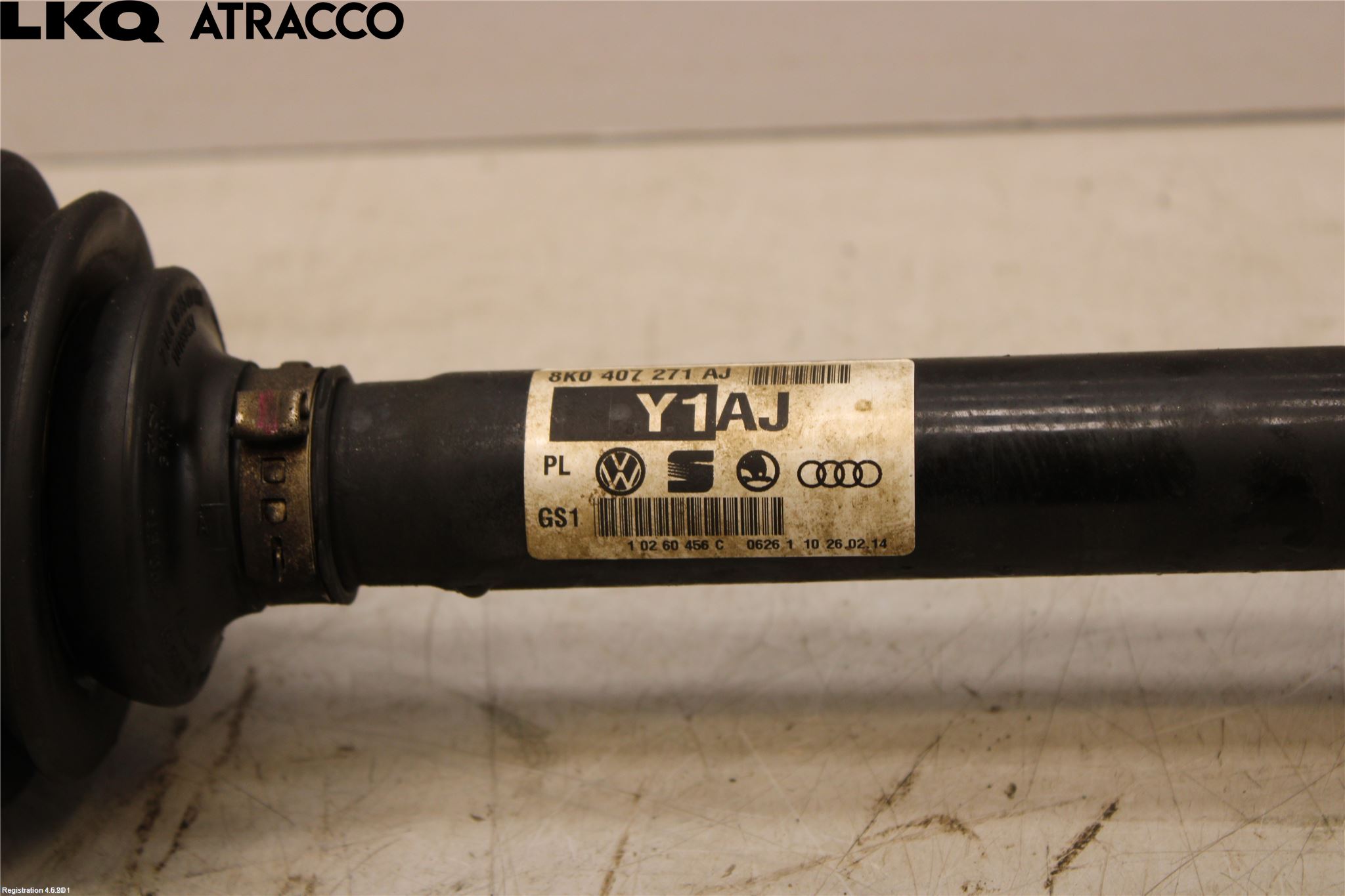 Audi A4 12-15 Drivaxel Fram Höger
