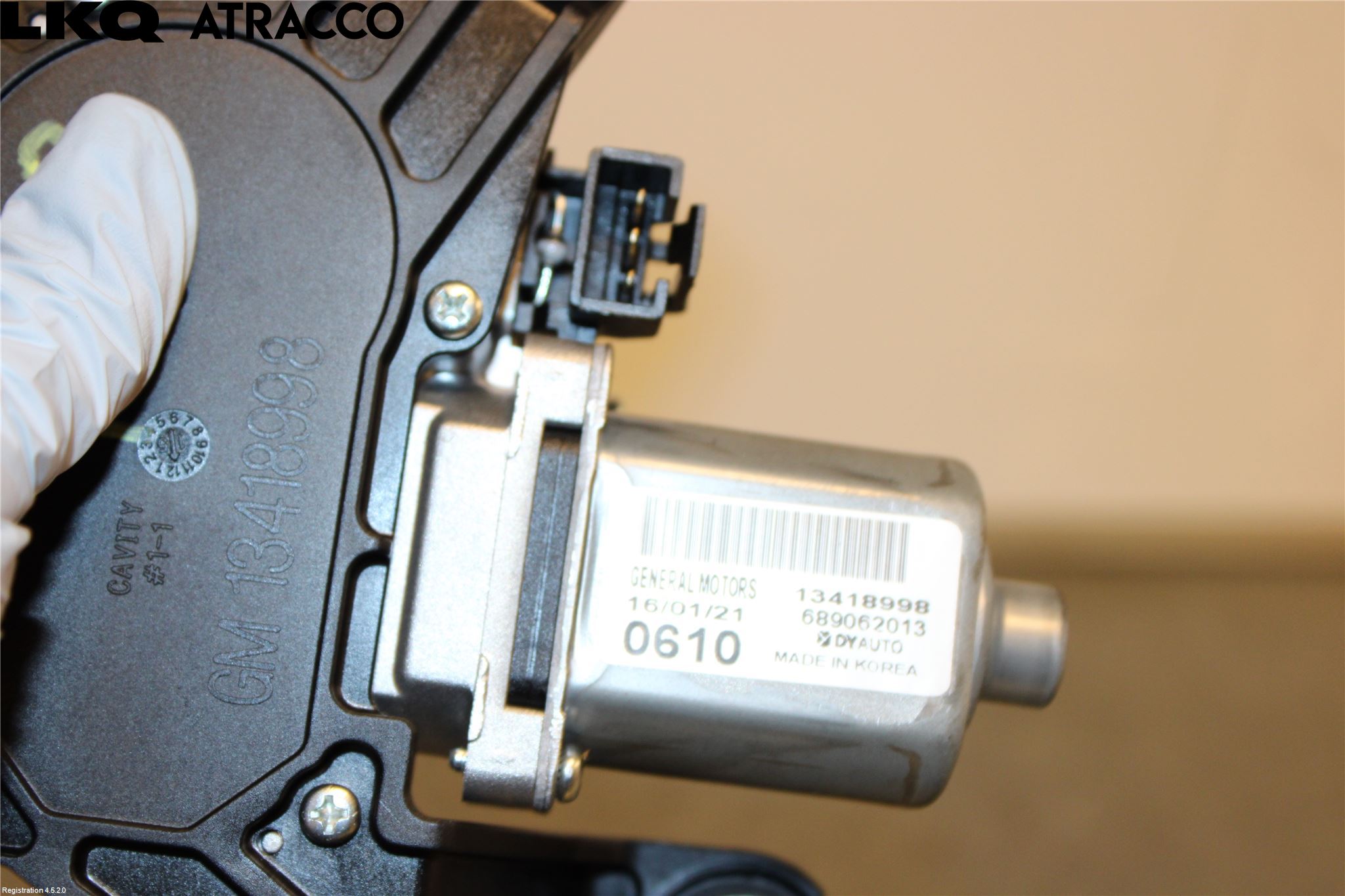 Opel ASTRA K 16-22 Torkarmotor Baklucka
