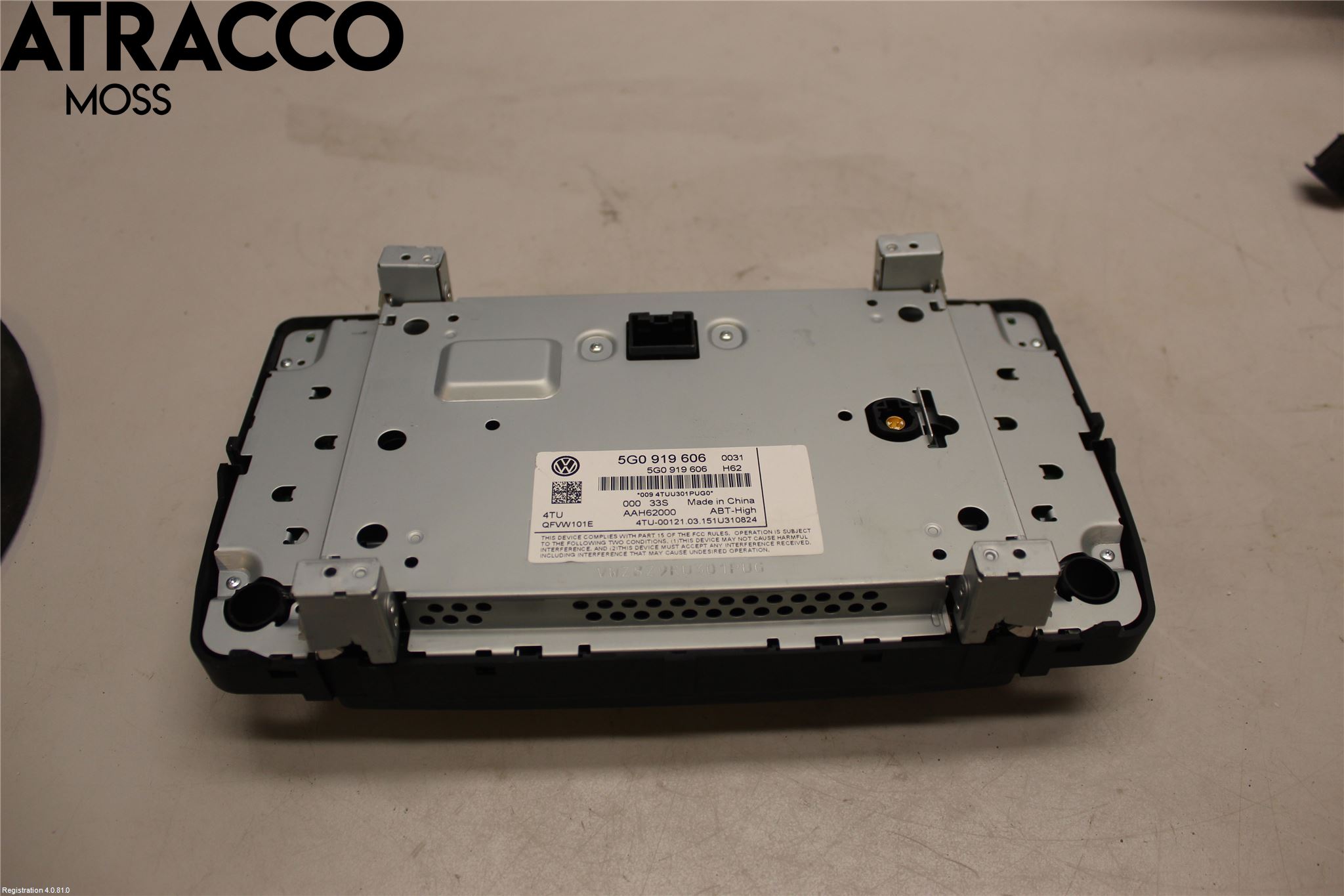 Volkswagen VW GOLF / E-GOLF VII 13-20 Multifunktionsdisplay