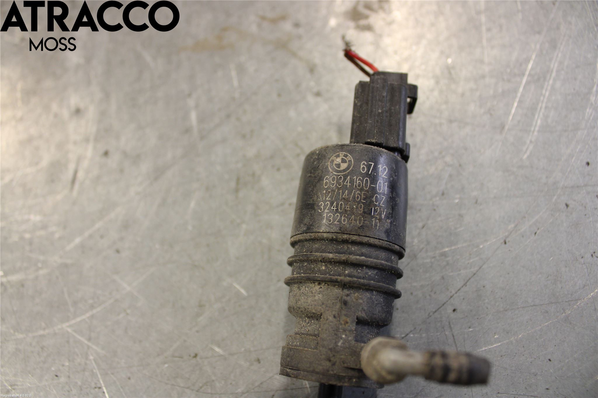 BMW 5 F10/F11/F18 09-17 Spolarpump Vindruta