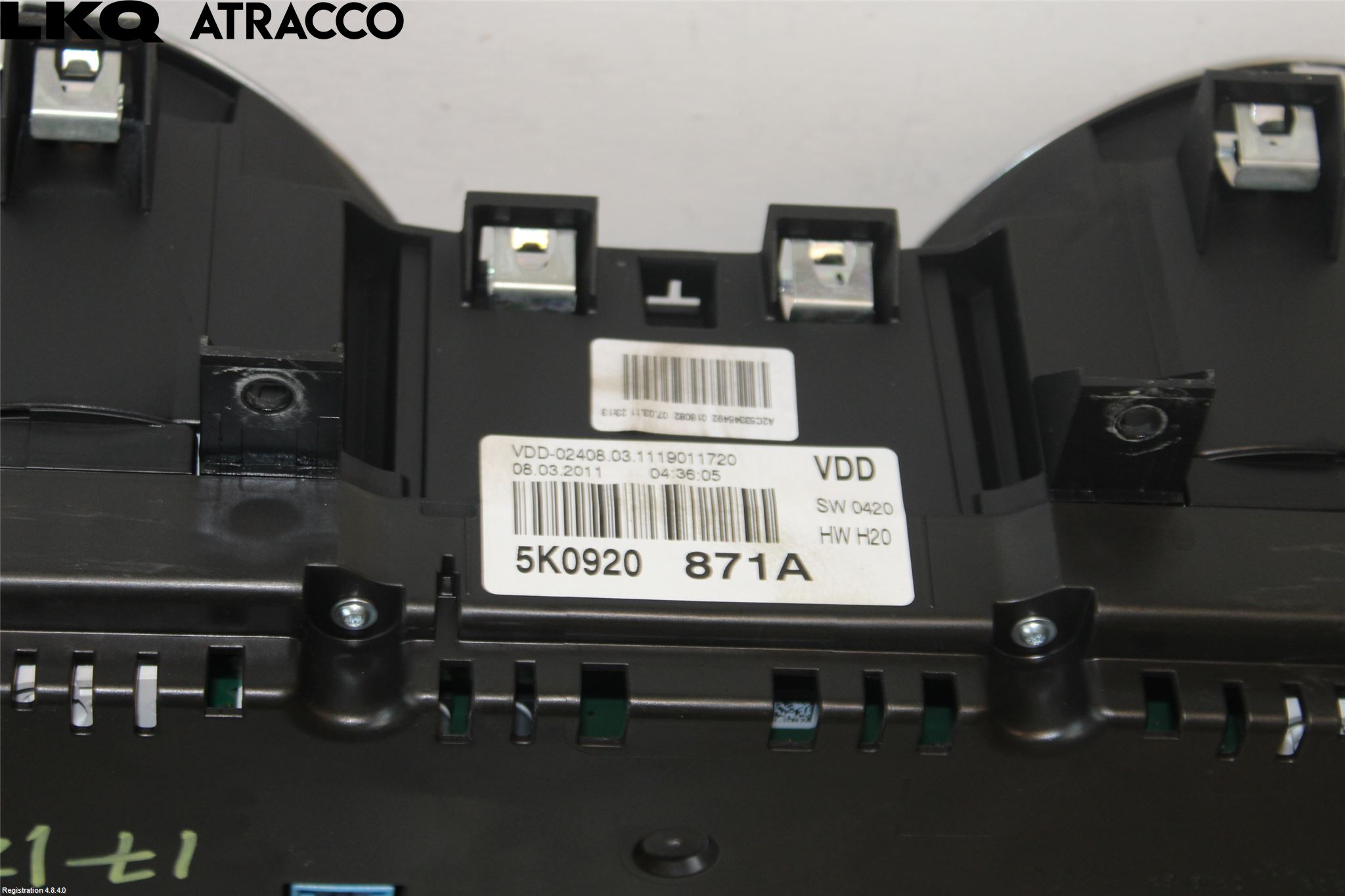 Volkswagen VW GOLF VI 09-13 Instrument Komb