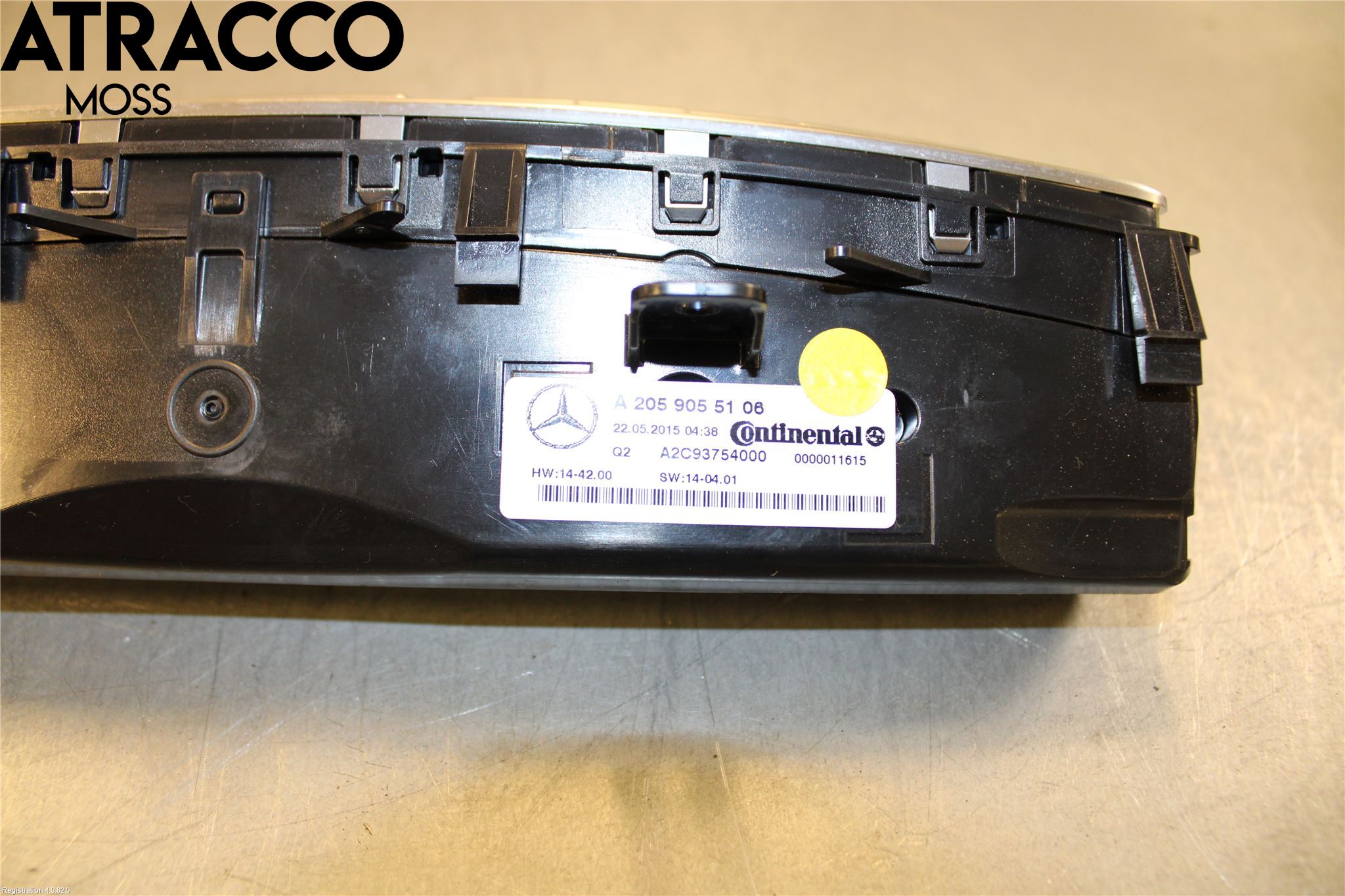 Mercedes-Benz MB C-KLASS (W205) 14-21 Värmereglage