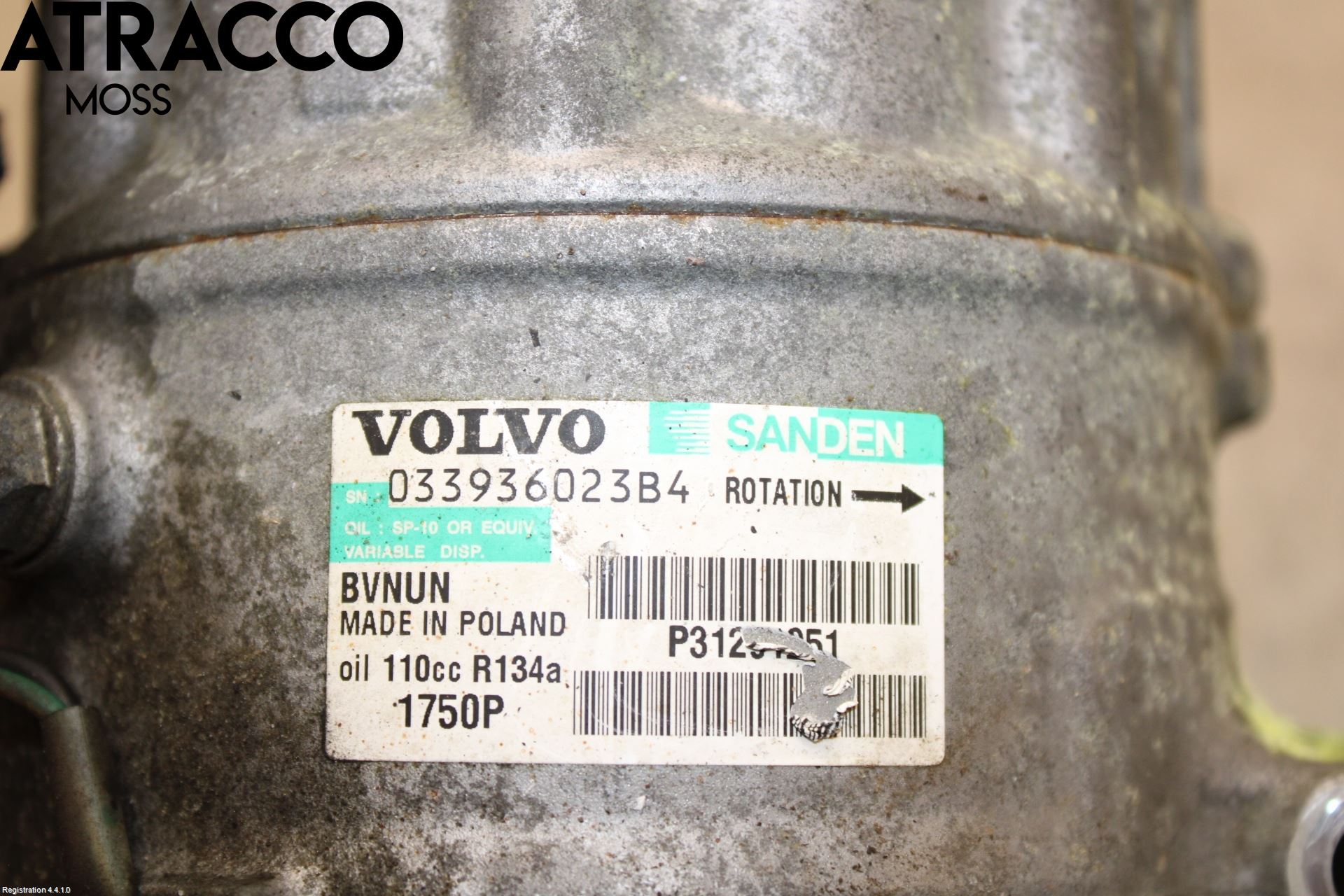 Volvo V40 12-19 Ac Kompressor