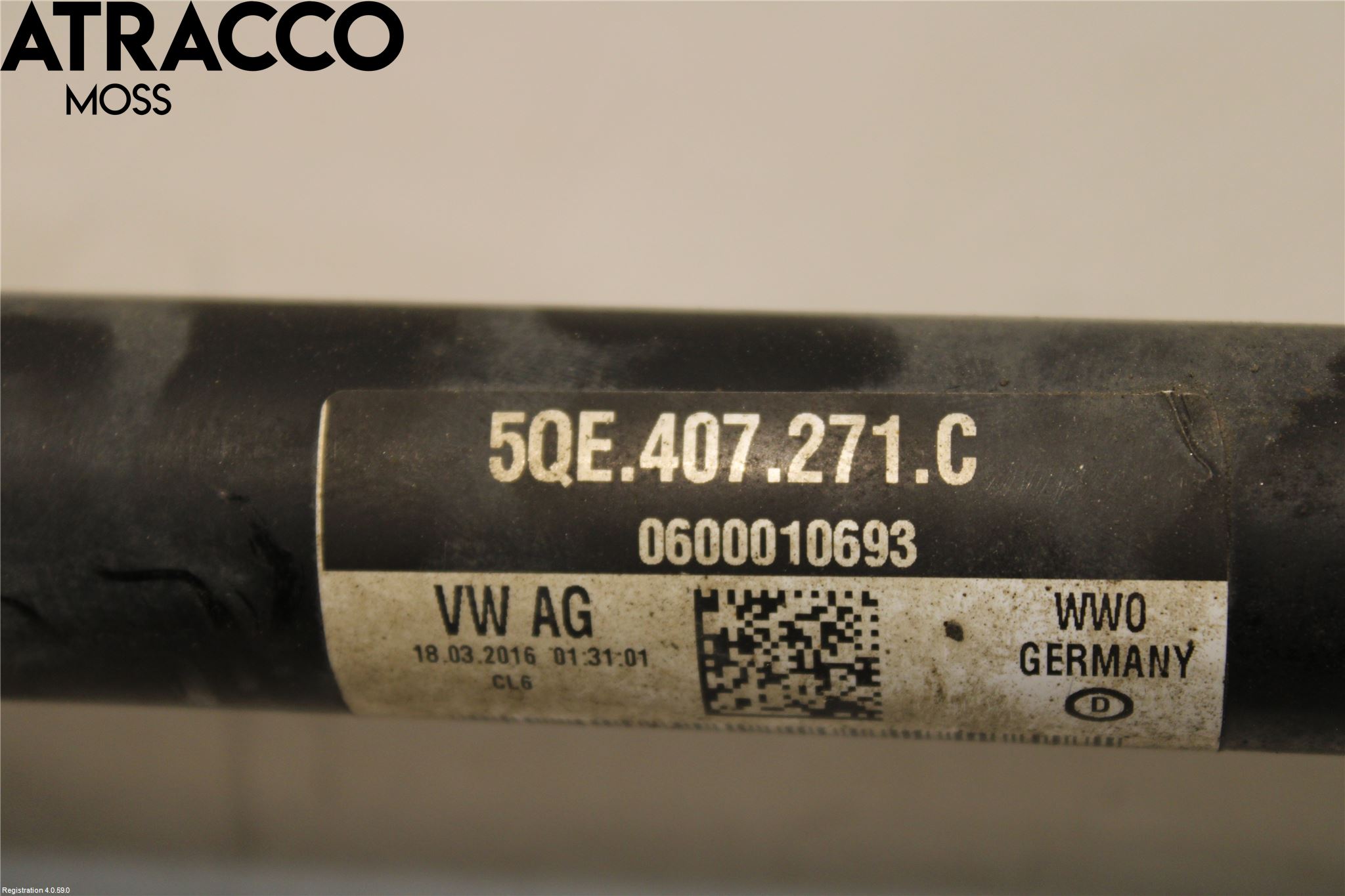 Volkswagen VW GOLF / E-GOLF VII 13-20 Drivaxel Fram Vänster