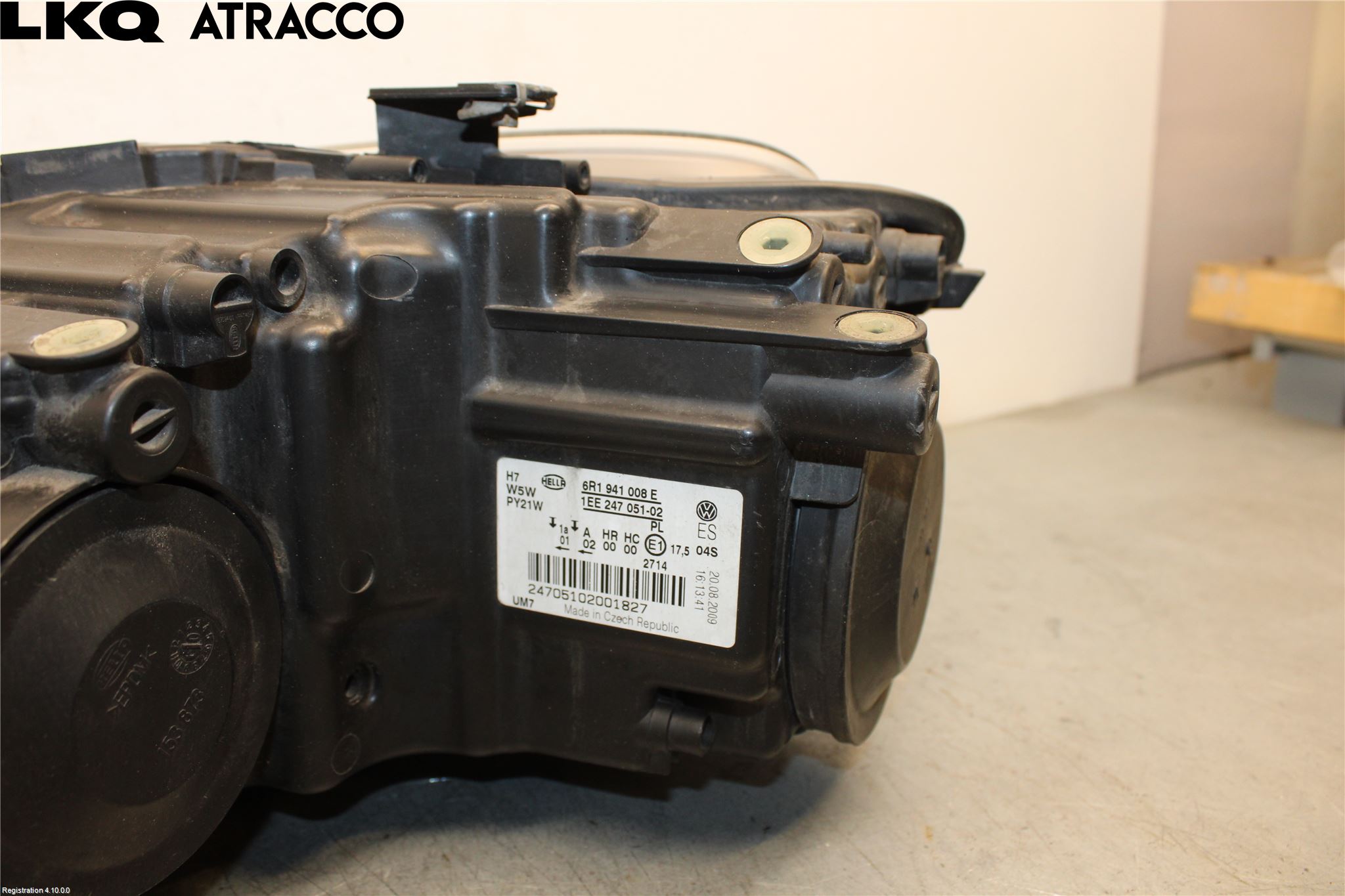 Volkswagen VW POLO 10-17 Strålkastarhus Hö