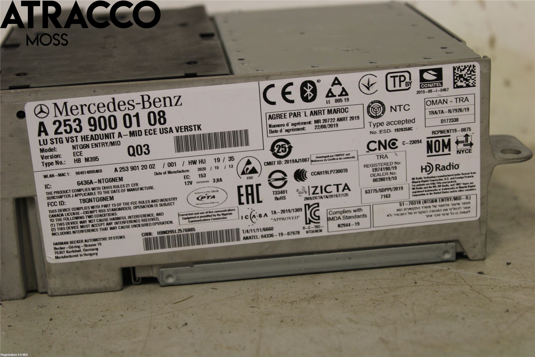 Mercedes-Benz MB EQC (N293) 20- Radio