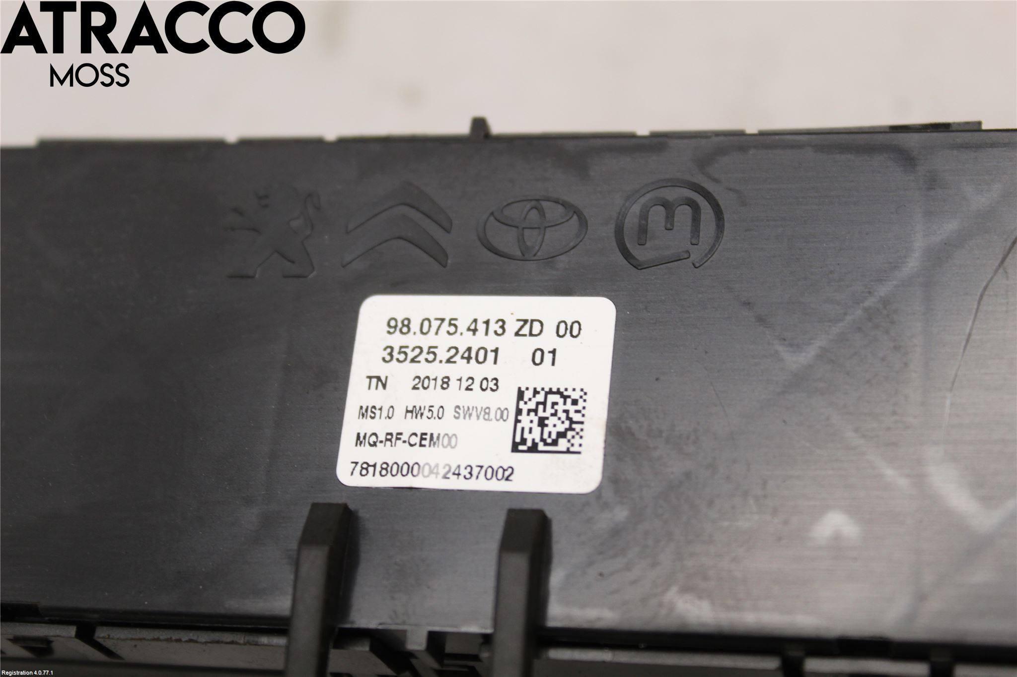 Citroen BERLINGO/E-BERLINGO 19- Strömställare Ac