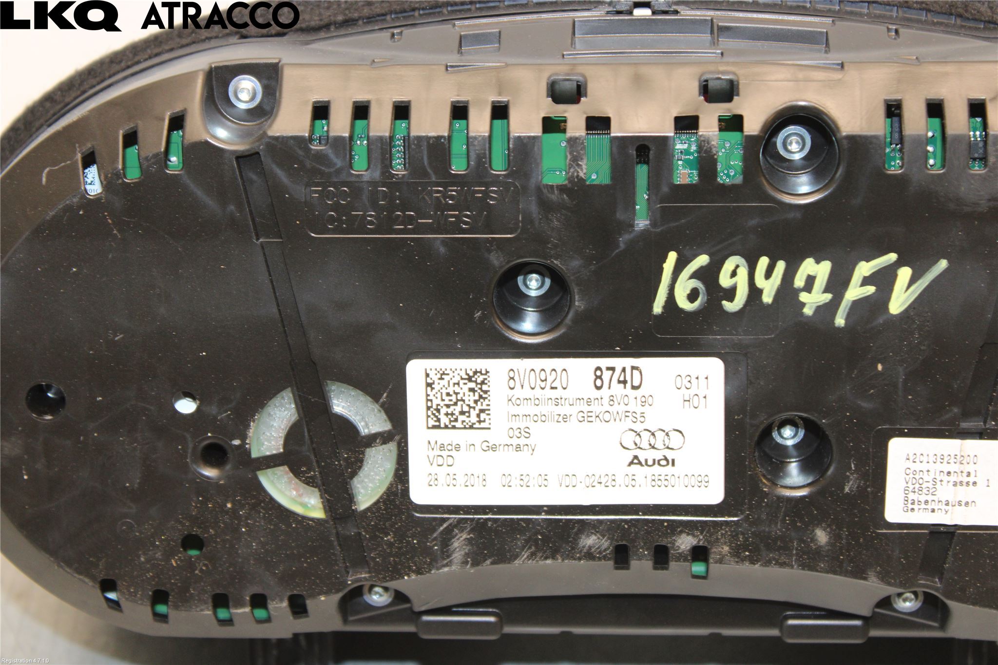 Audi A3/S3 8V 13-20 Instrument Komb