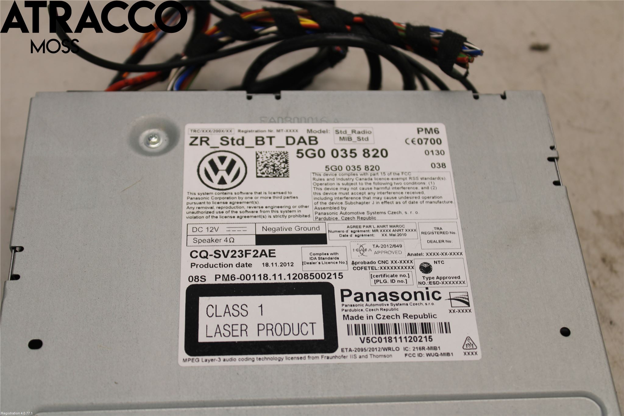 Volkswagen VW GOLF / E-GOLF VII 13-20 Radio