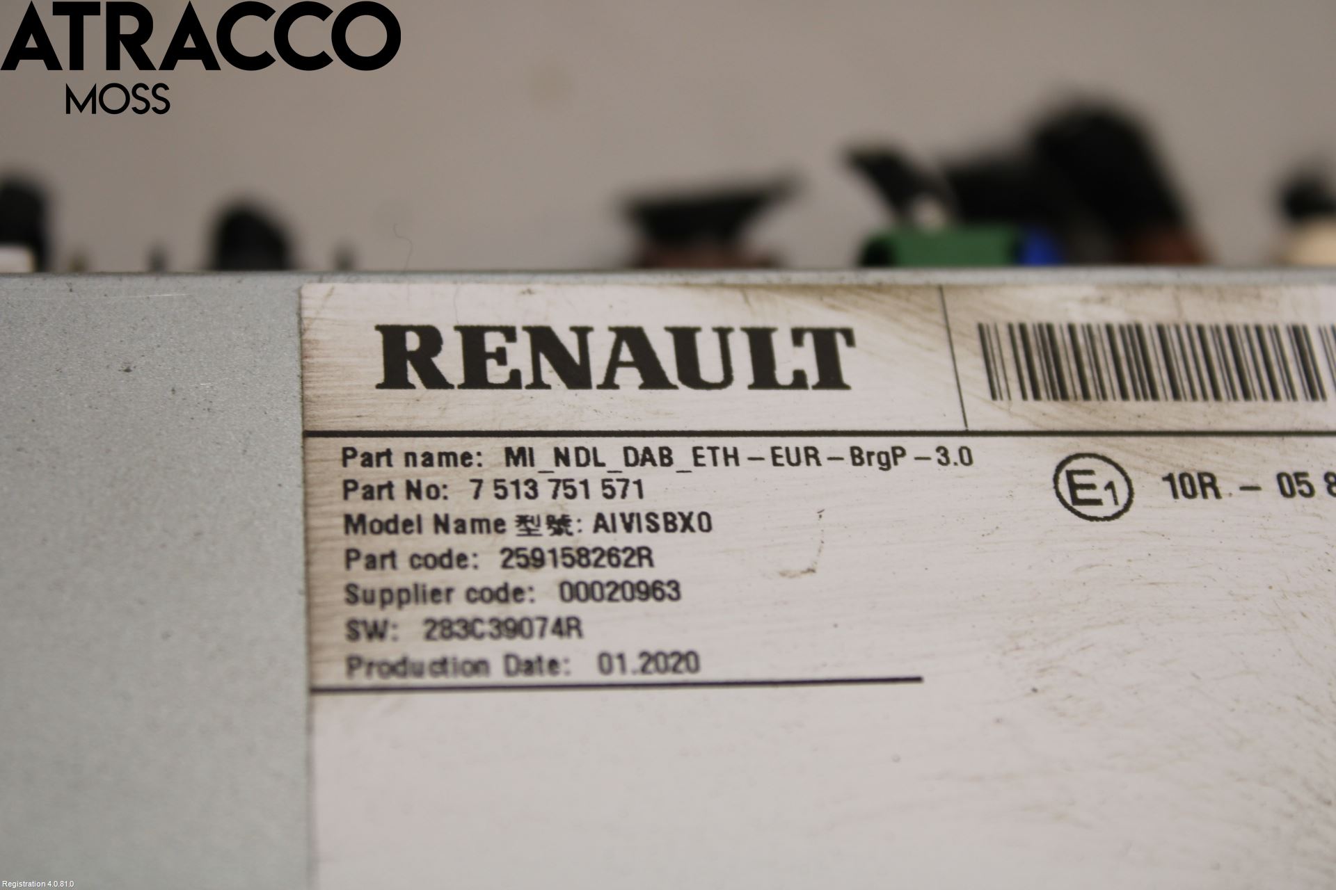 Renault ZOE/E-TECH 13- Radio