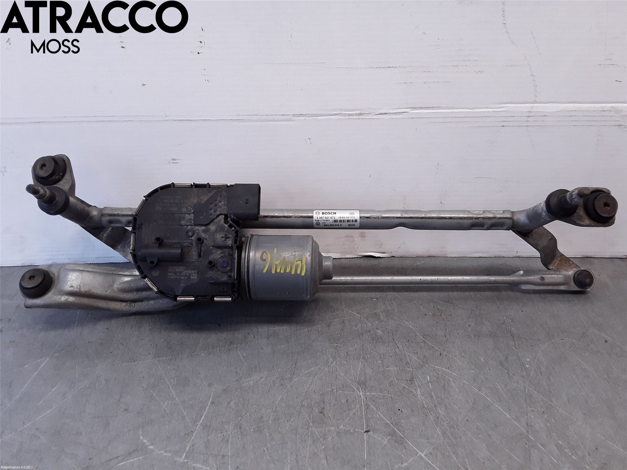 Volkswagen VW GOLF PLUS/CROSS GOLF 04-14 Torkarmotor Vindruta