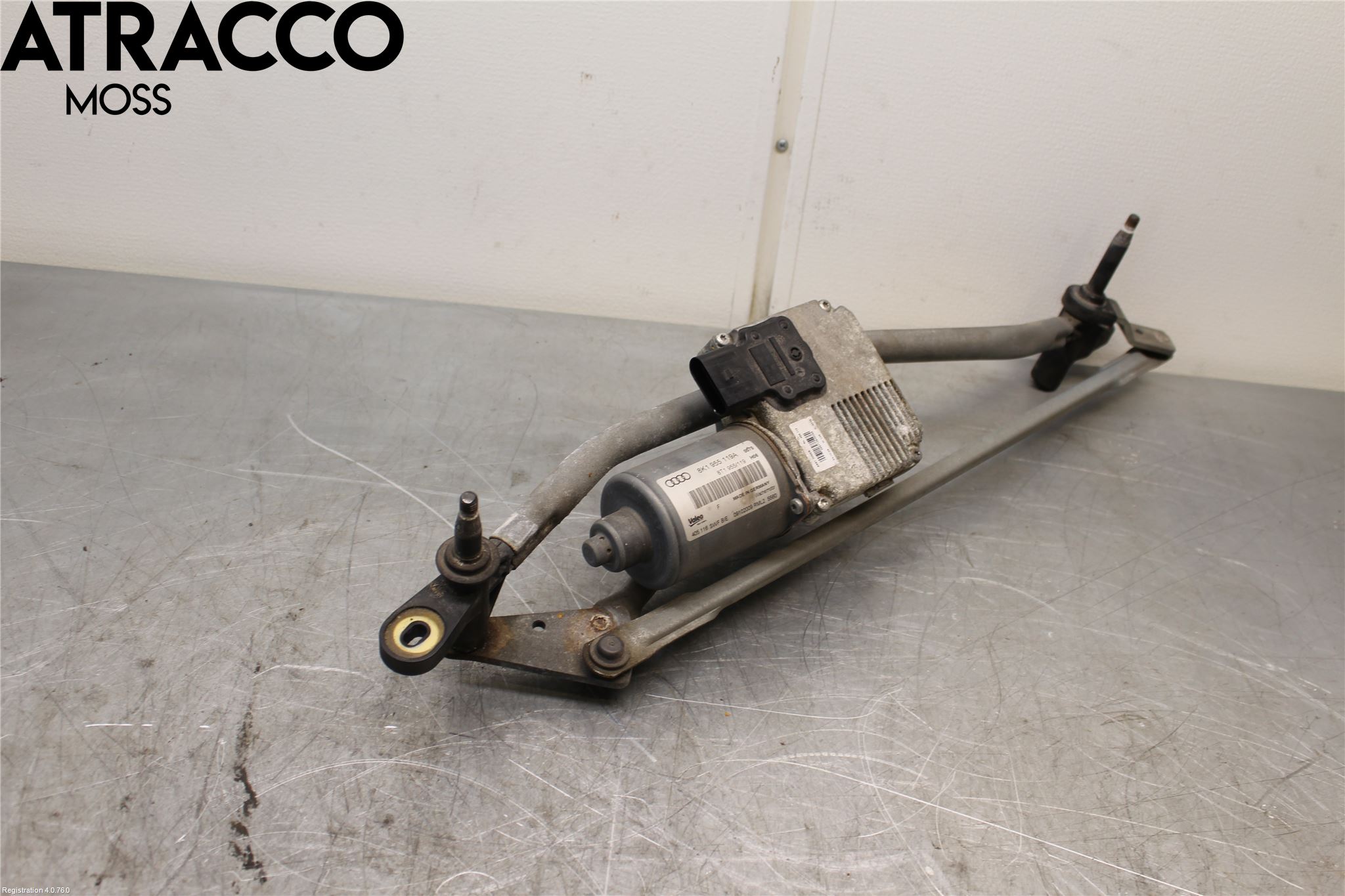 Audi A4/S4 08-11 Torkarmotor Vindruta