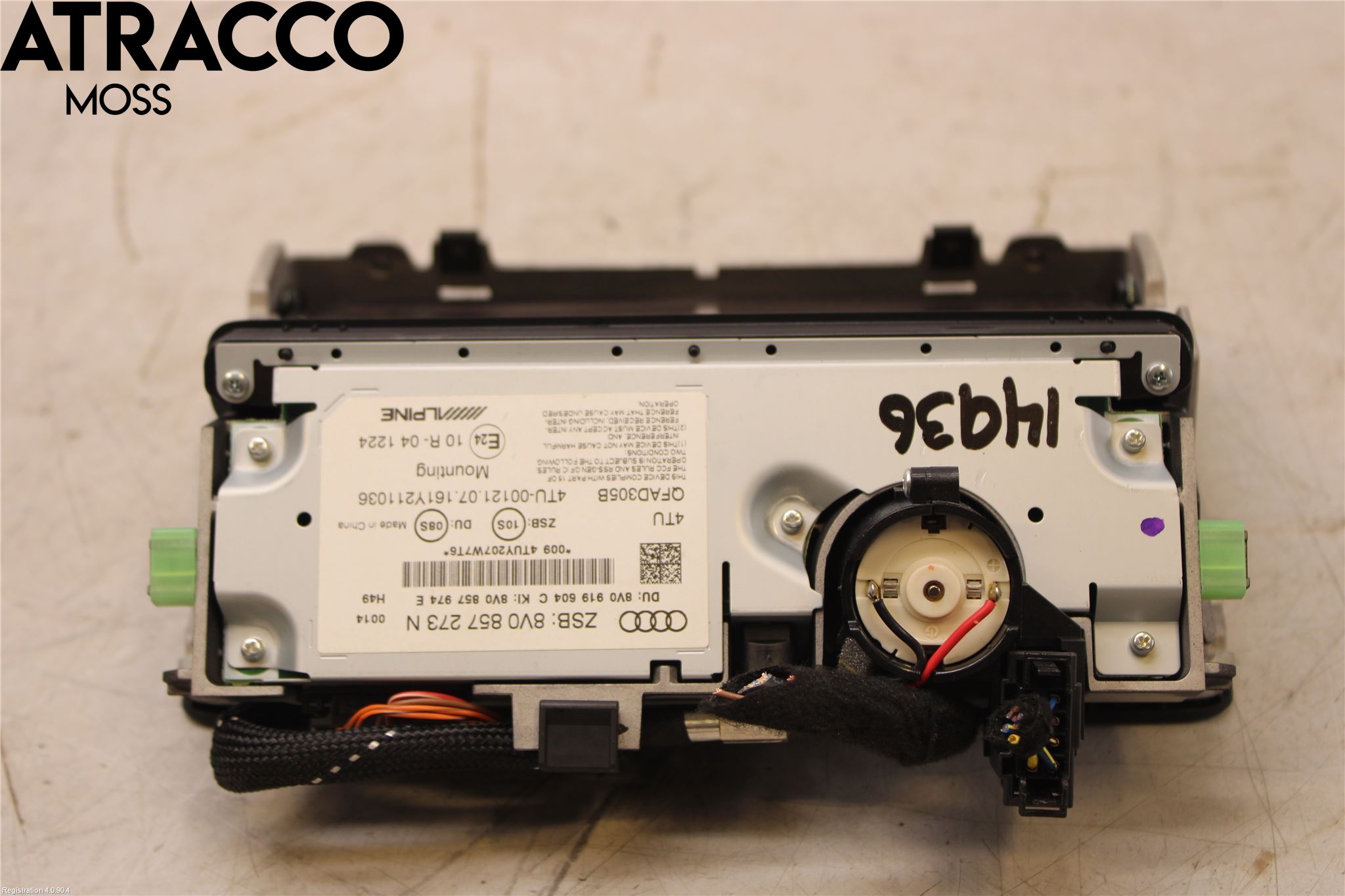 Audi A3/S3 8V 13-20 Bildskärm