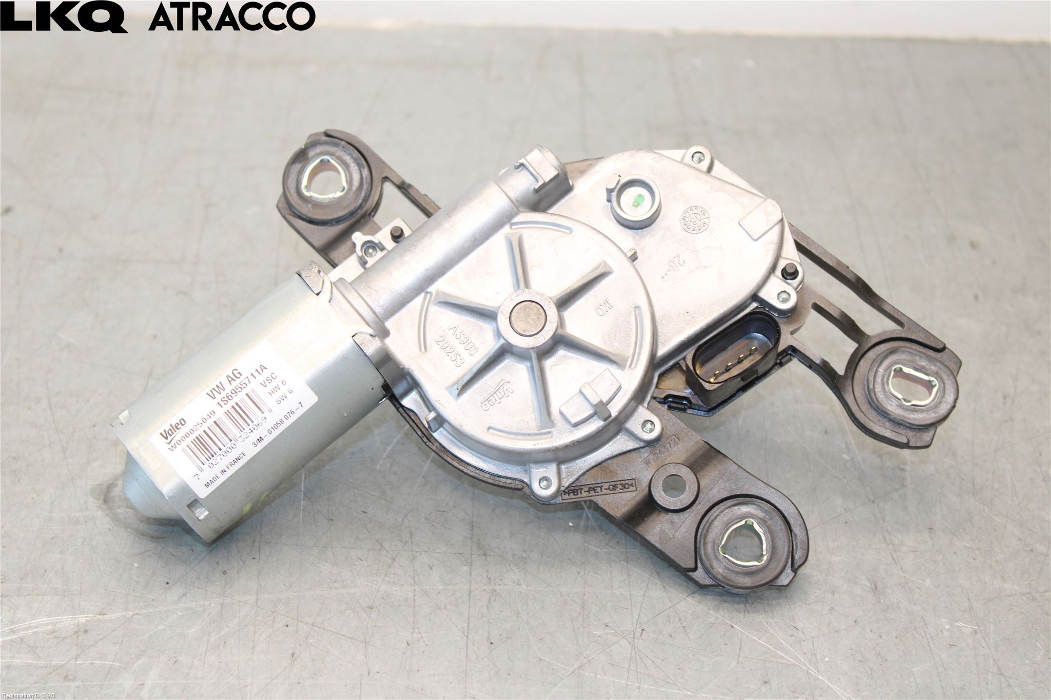 Volkswagen VW UP! / E-UP! Torkarmotor Baklucka